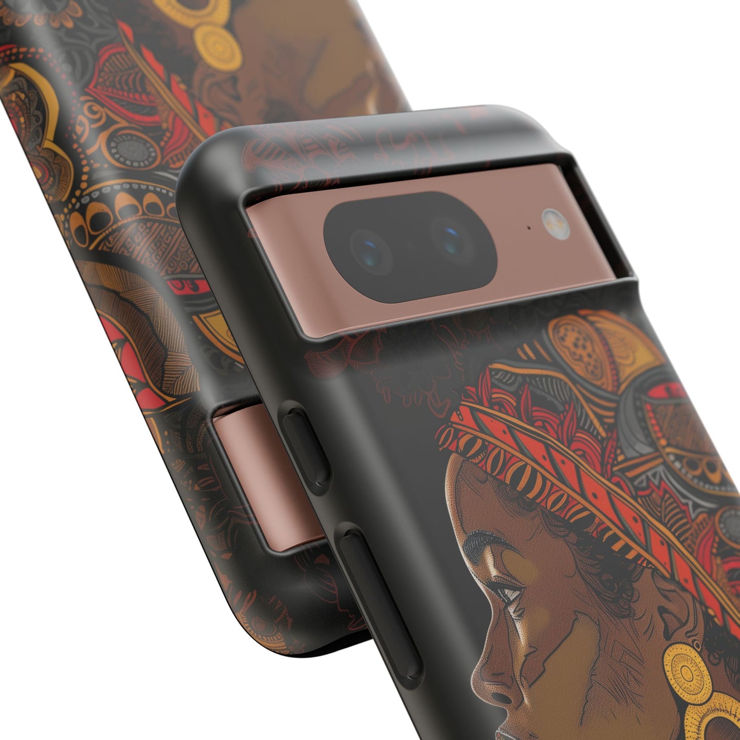 Afrocentric Phone Case - Radiant Queen Digital Art | iPhone | Samsung | Google | Tough Phone Case - Owndigiart