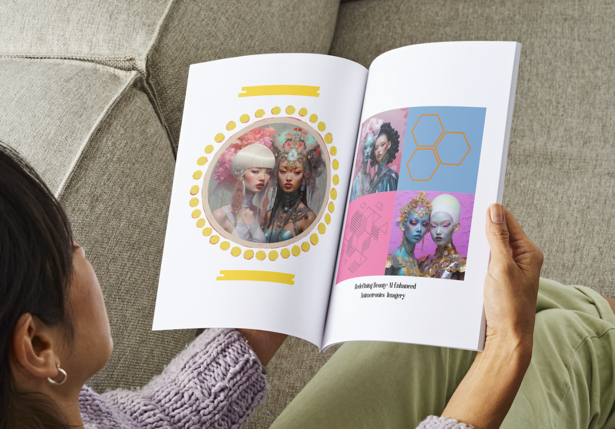 Animetronics AI Art Picture Book – 92 Pages of Futuristic & Culturally Inspired Art ✨Limited time only!
