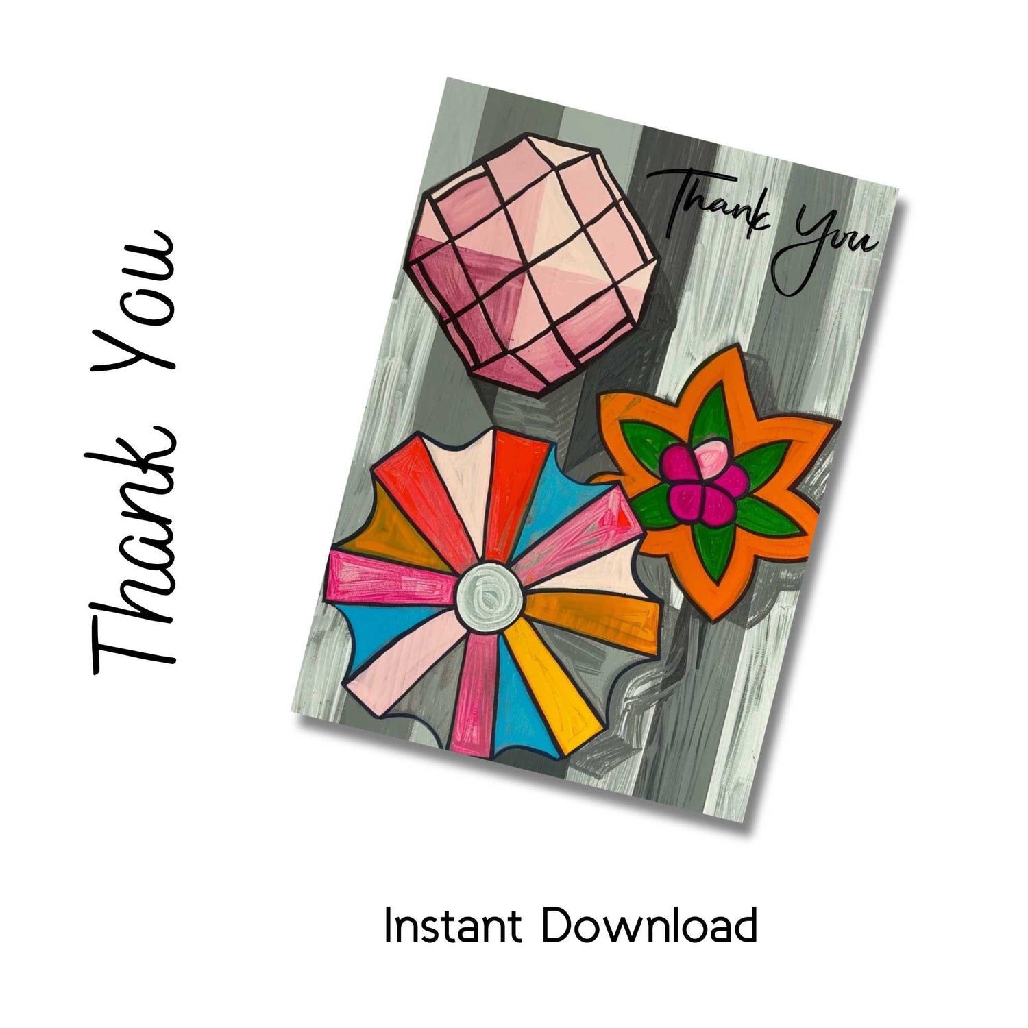 Thank You Downloadable Cards