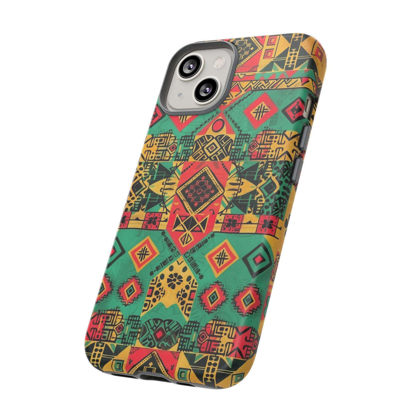 Red, Yellow and Green Afrocentric Phone Case | iPhone | Samsung | Google|  Tough Cases