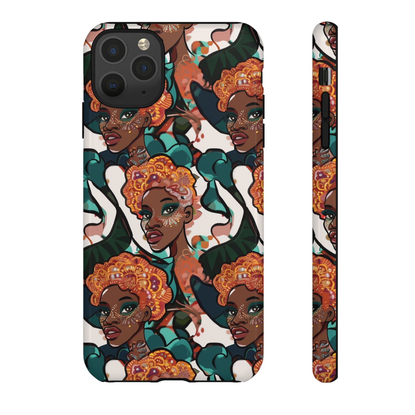 Afrocentric Print 02 Cover for Your Phone  | iPhone | Samsung | Google | Tough Cases