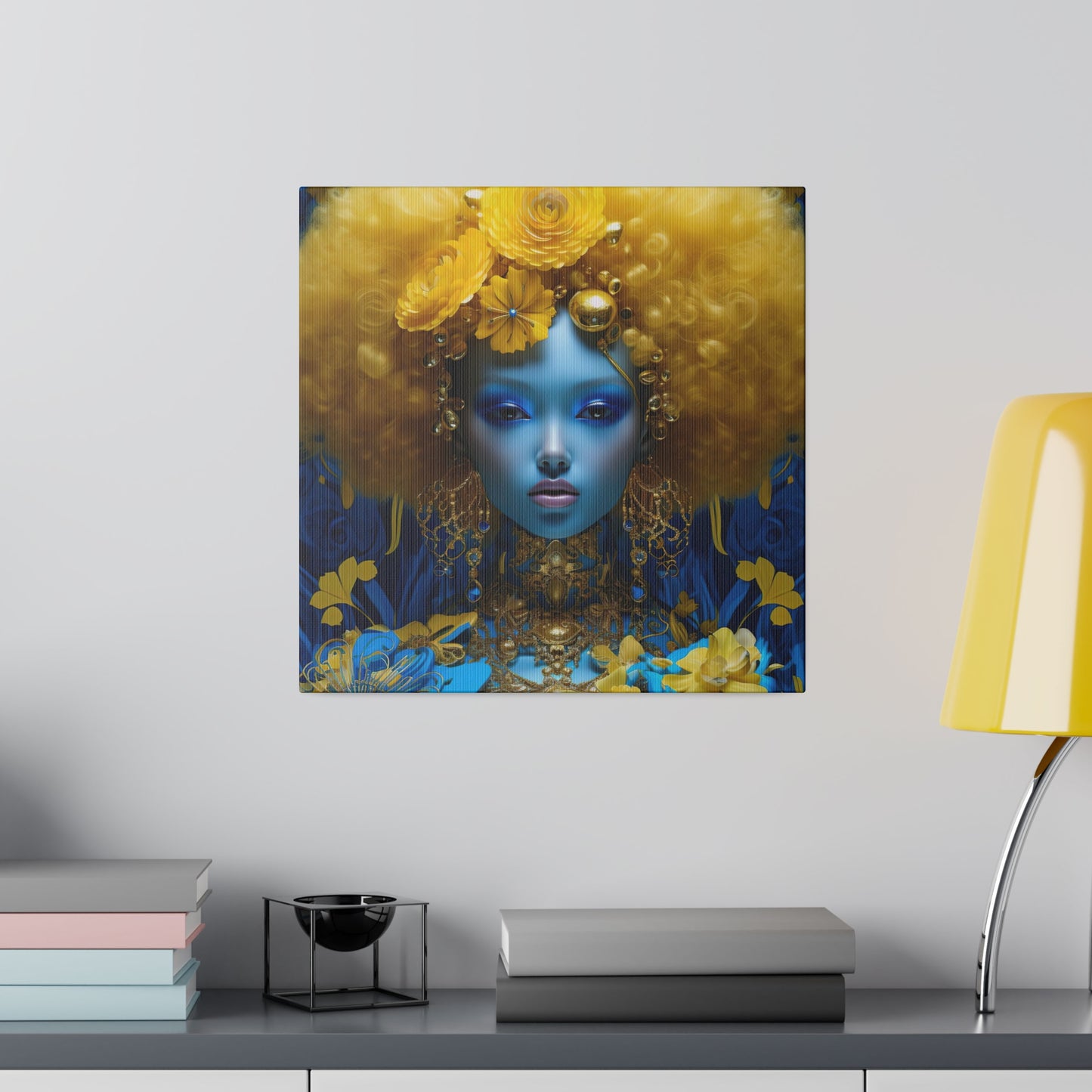 Dreamlike Digital Canvas Print: Matte Canvas, Stretched, 0.75" - Wall Art - Gift Ideas - Black Art - Afro Art - Fantasy Art - Home Decor