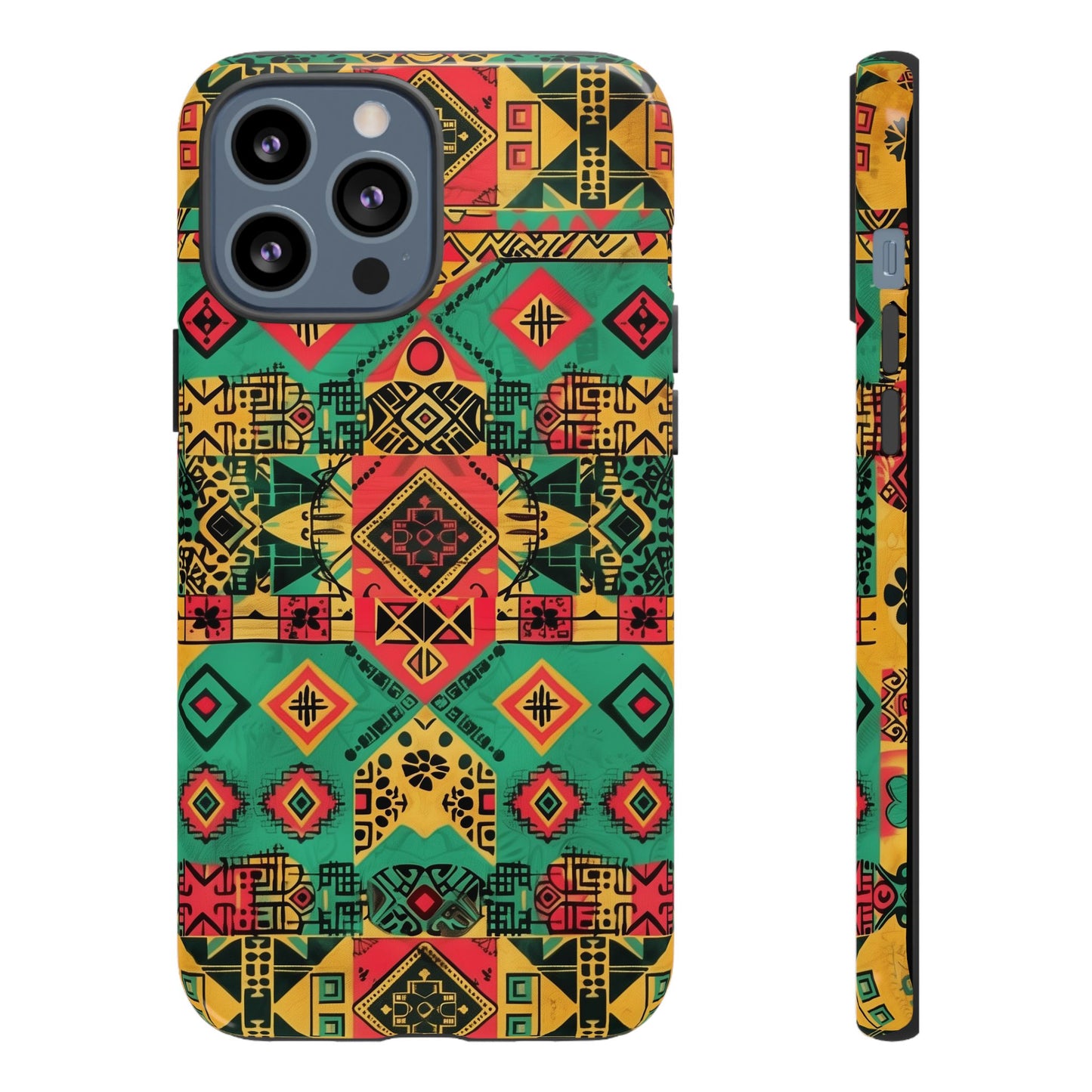 Red, Yellow and Green Afrocentric Phone Case | iPhone | Samsung | Google|  Tough Cases