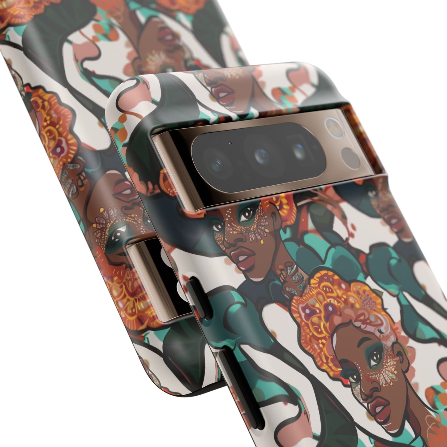 Afrocentric Print 02 Cover for Your Phone  | iPhone | Samsung | Google | Tough Cases