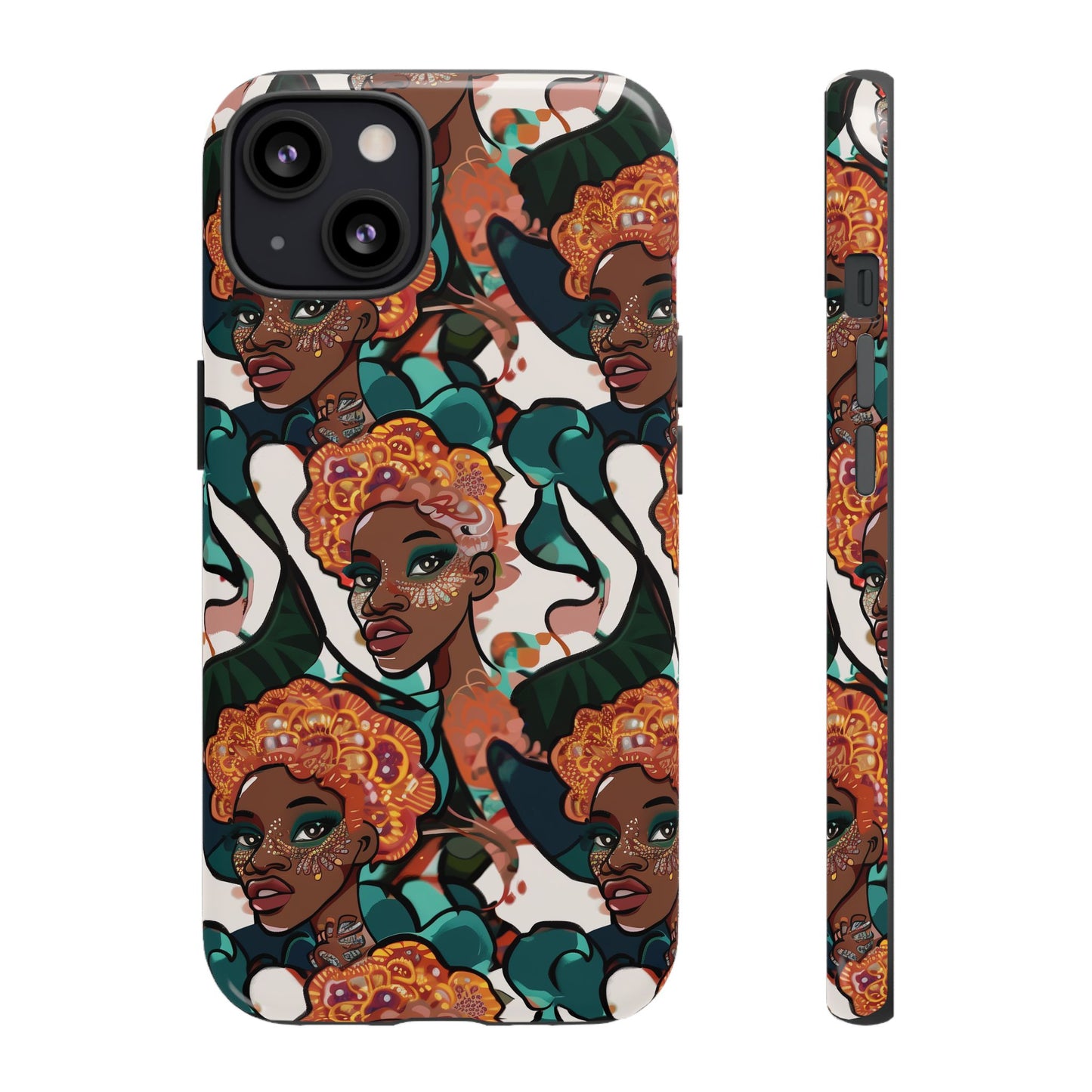 Afrocentric Print 02 Cover for Your Phone  | iPhone | Samsung | Google | Tough Cases