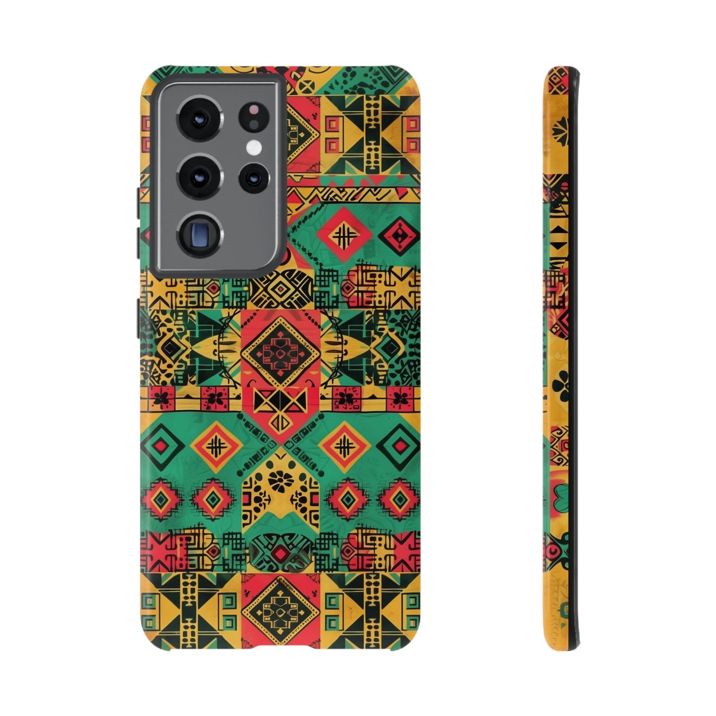 Red, Yellow and Green Afrocentric Phone Case | iPhone | Samsung | Google|  Tough Cases