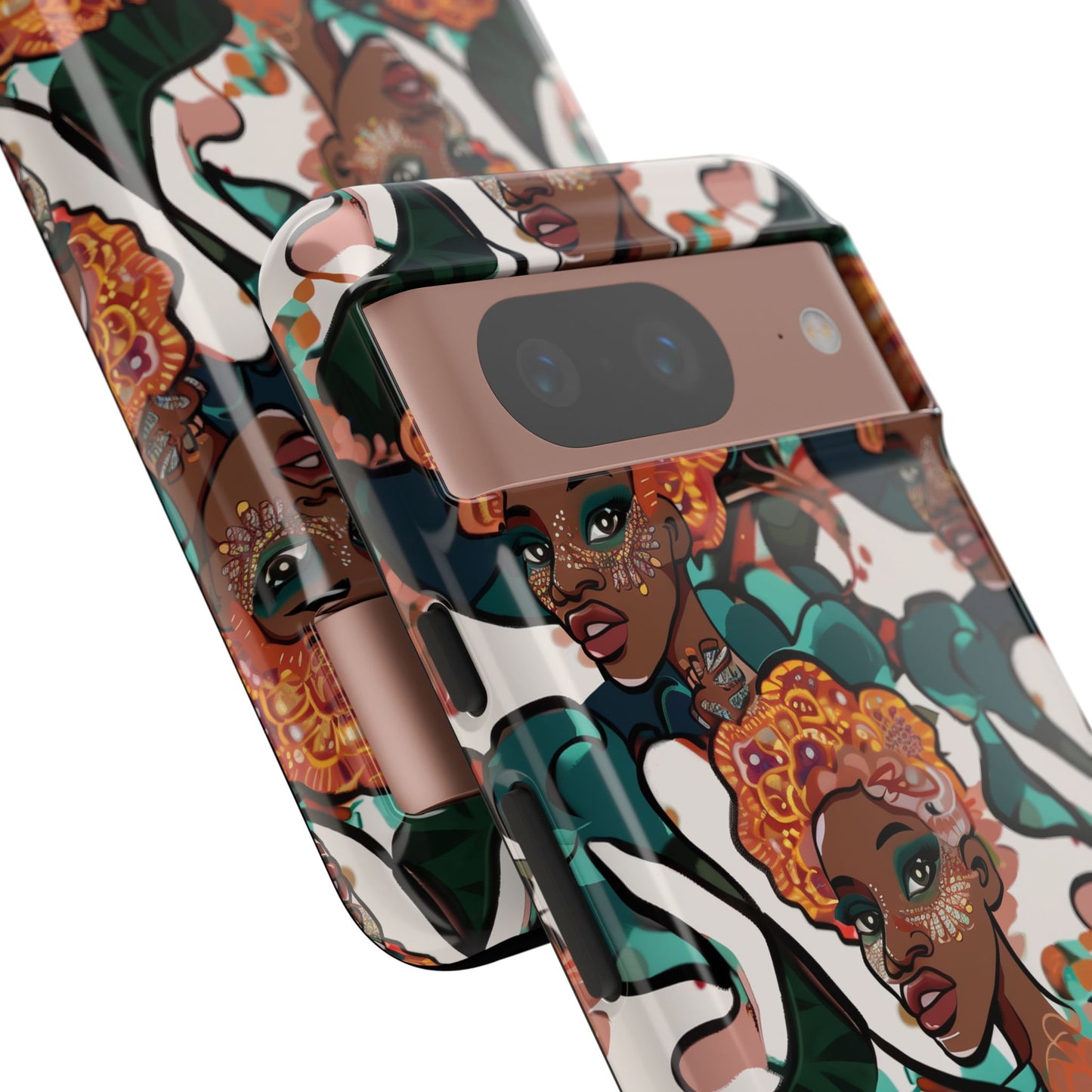 Afrocentric Print 02 Cover for Your Phone  | iPhone | Samsung | Google | Tough Cases