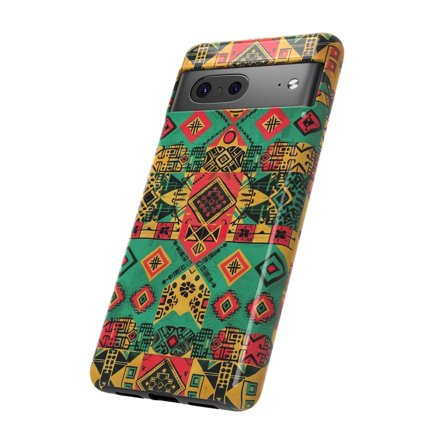 Red, Yellow and Green Afrocentric Phone Case | iPhone | Samsung | Google|  Tough Cases