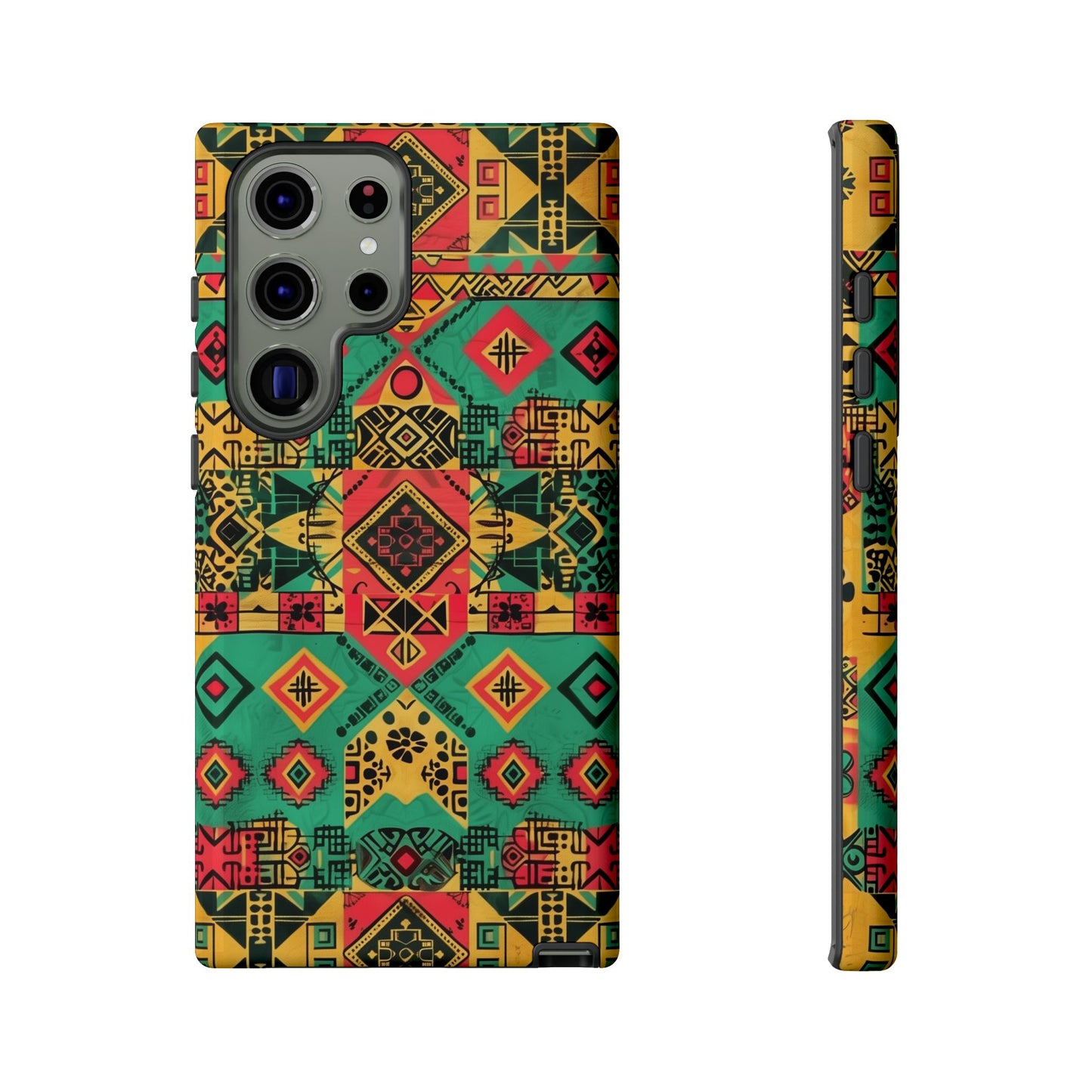 Red, Yellow and Green Afrocentric Phone Case | iPhone | Samsung | Google|  Tough Cases