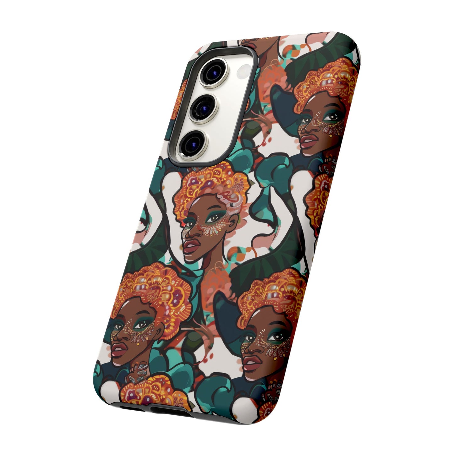 Afrocentric Print 02 Cover for Your Phone  | iPhone | Samsung | Google | Tough Cases