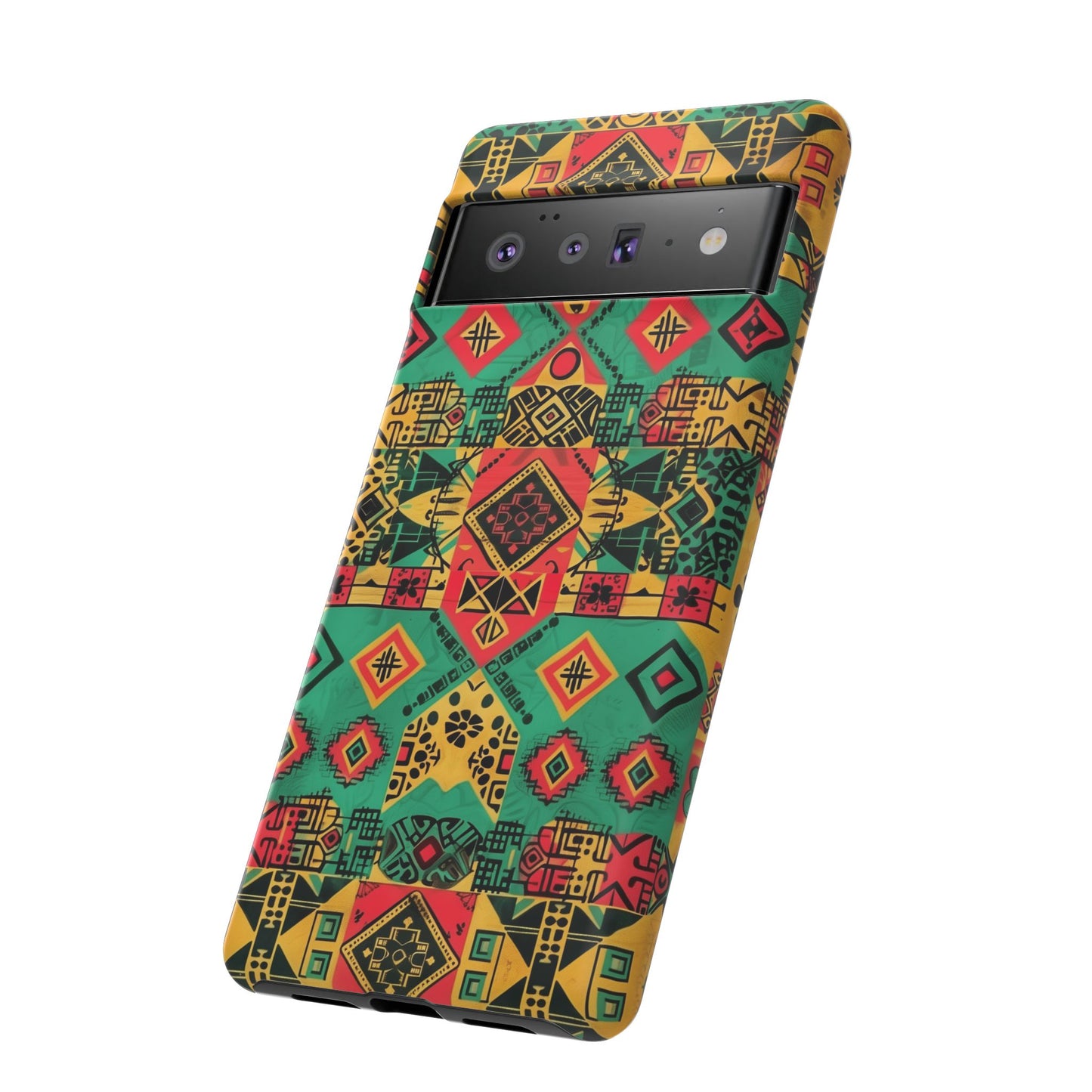 Red, Yellow and Green Afrocentric Phone Case | iPhone | Samsung | Google|  Tough Cases