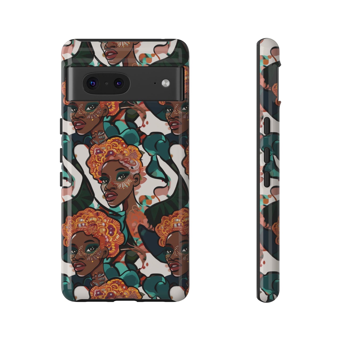 Afrocentric Print 02 Cover for Your Phone  | iPhone | Samsung | Google | Tough Cases