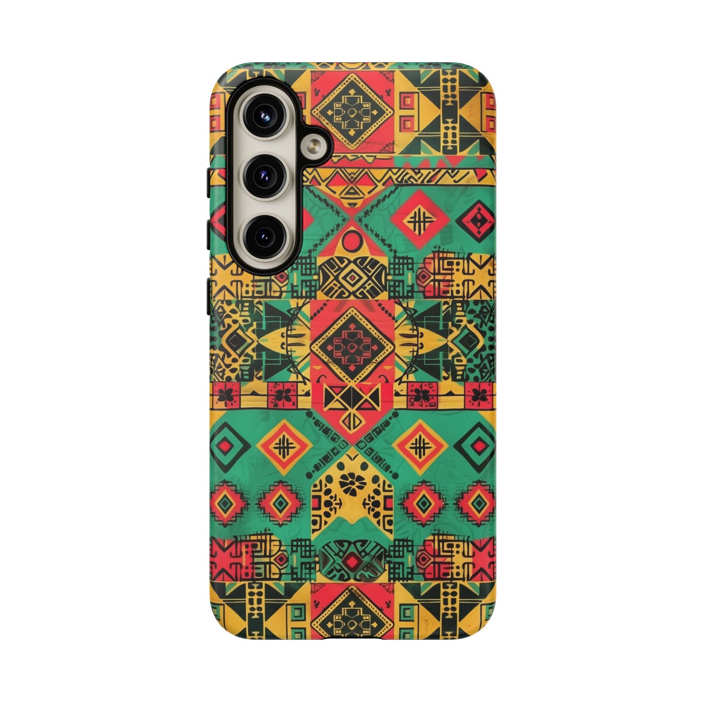 Red, Yellow and Green Afrocentric Phone Case | iPhone | Samsung | Google|  Tough Cases