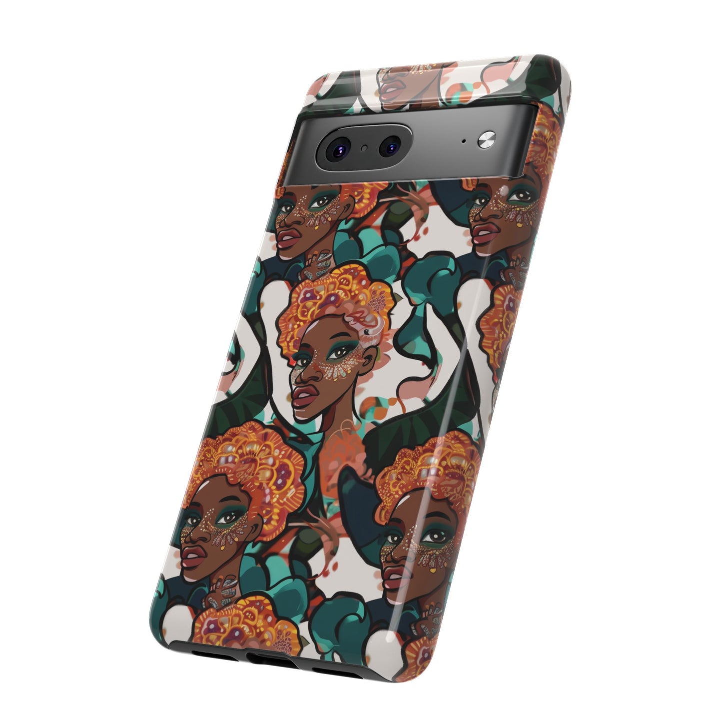 Afrocentric Print 02 Cover for Your Phone  | iPhone | Samsung | Google | Tough Cases