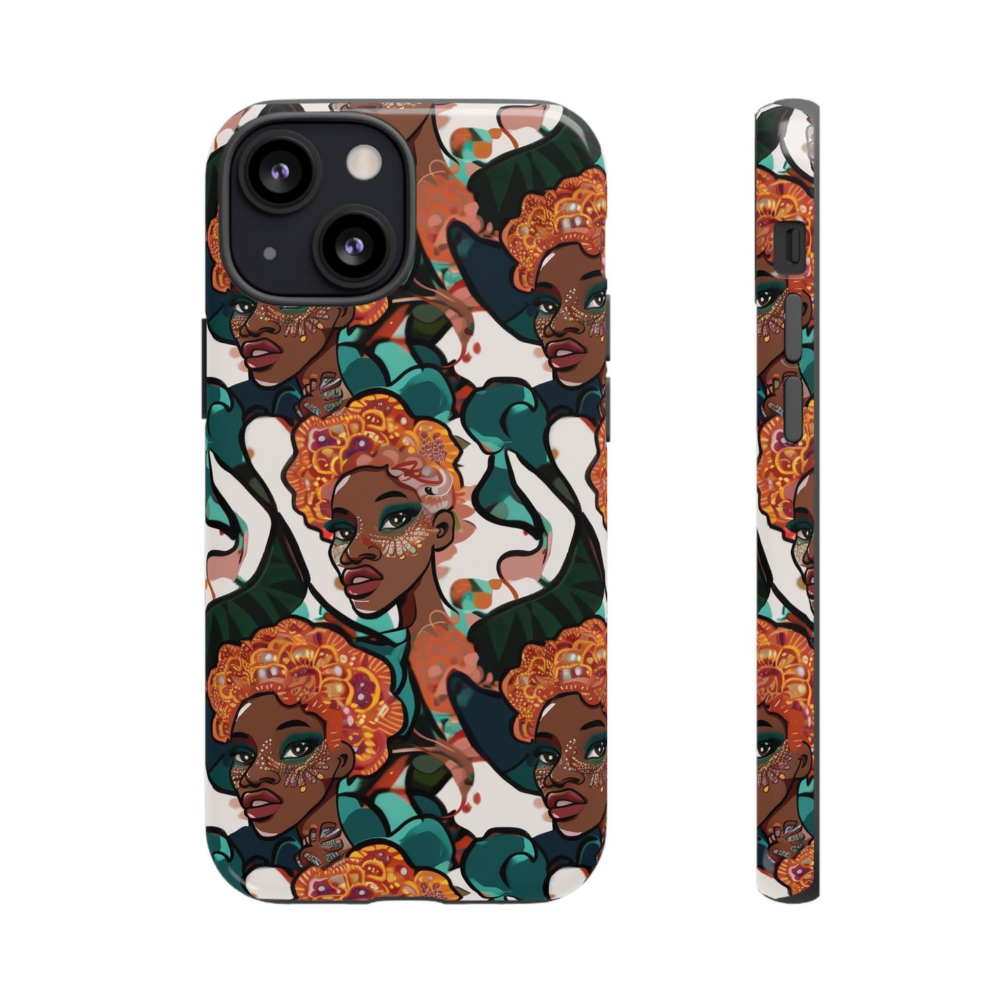 Afrocentric Print 02 Cover for Your Phone  | iPhone | Samsung | Google | Tough Cases