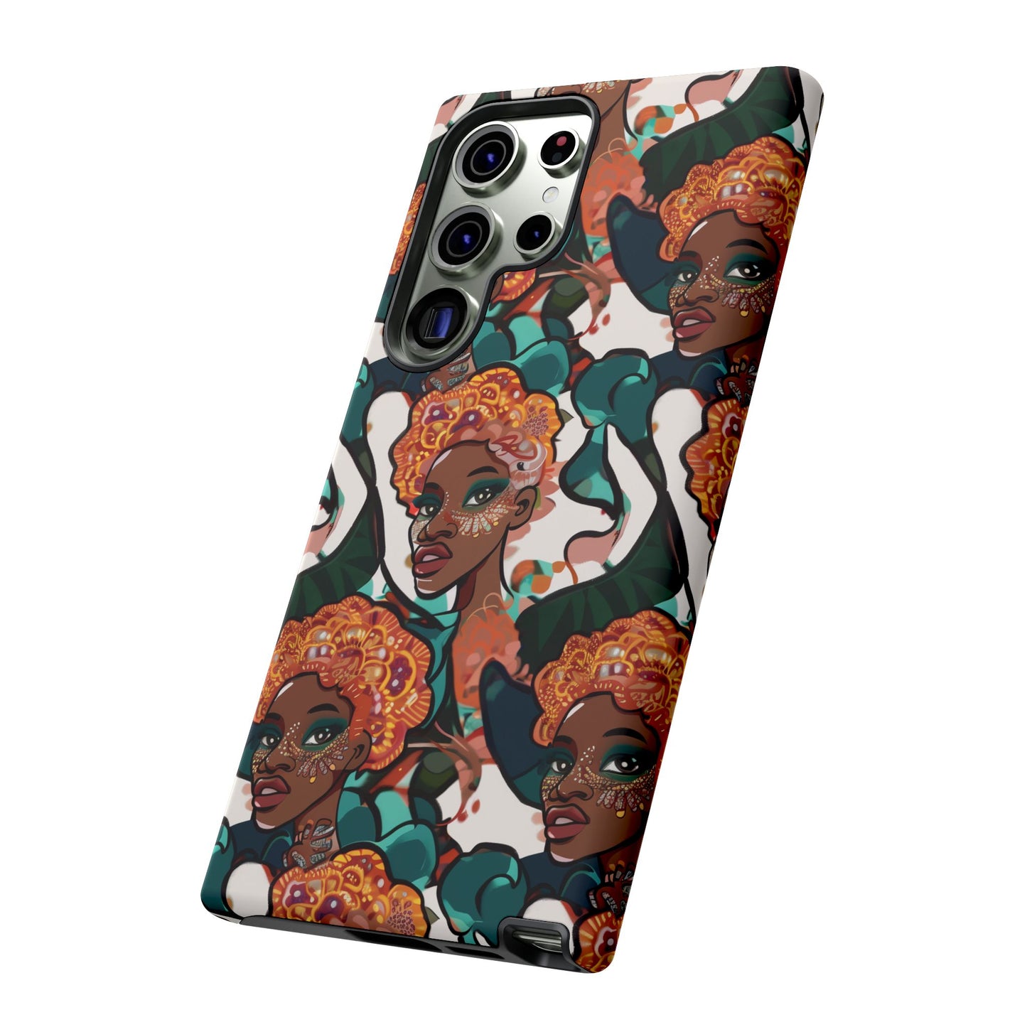 Afrocentric Print 02 Cover for Your Phone  | iPhone | Samsung | Google | Tough Cases