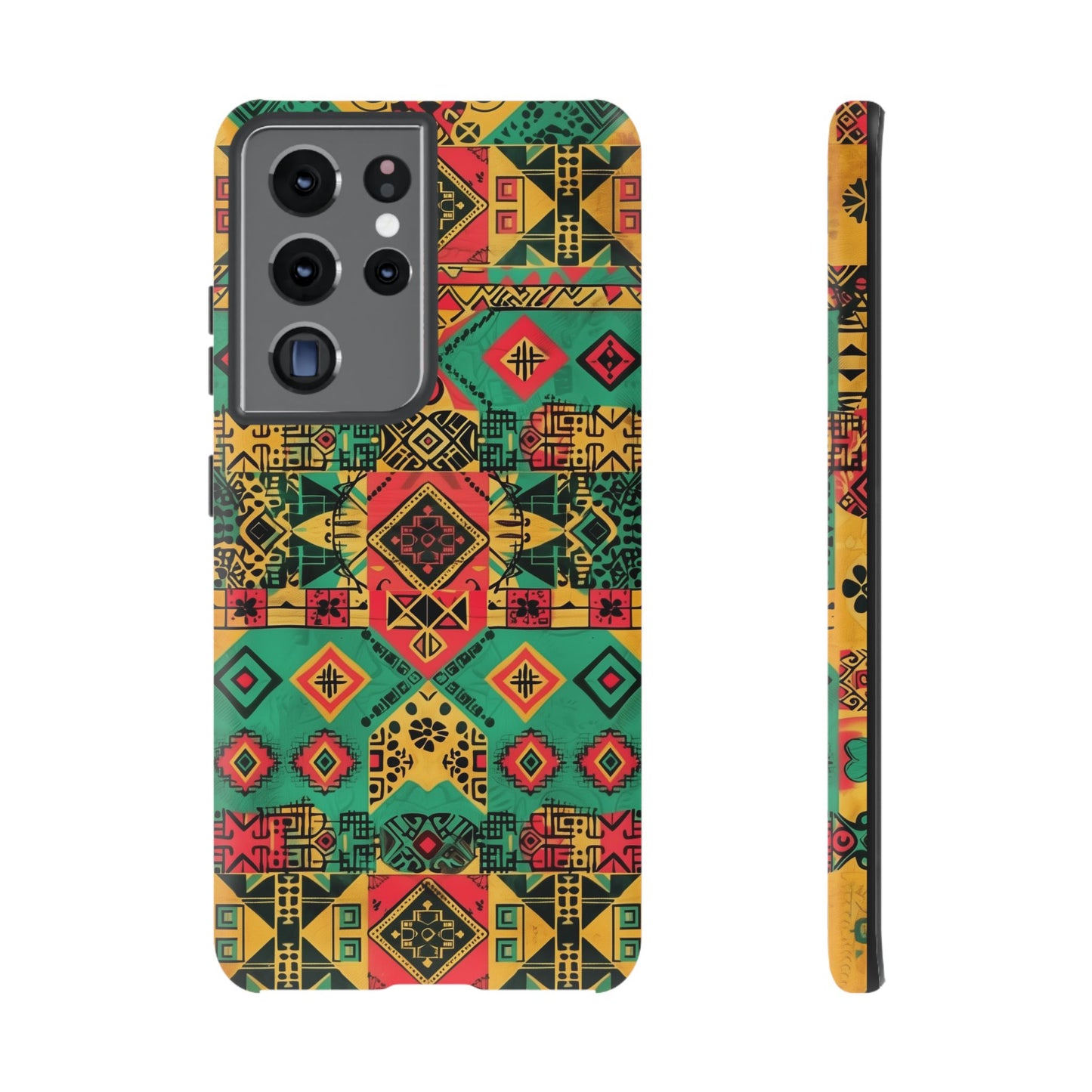 Red, Yellow and Green Afrocentric Phone Case | iPhone | Samsung | Google|  Tough Cases