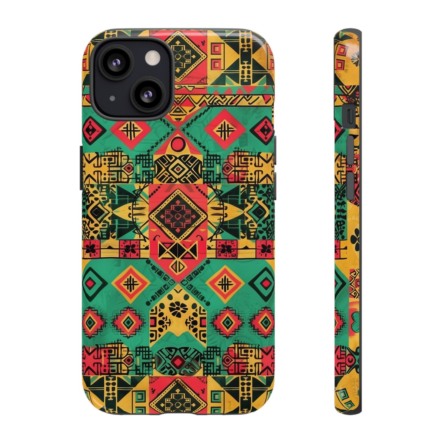 Red, Yellow and Green Afrocentric Phone Case | iPhone | Samsung | Google|  Tough Cases