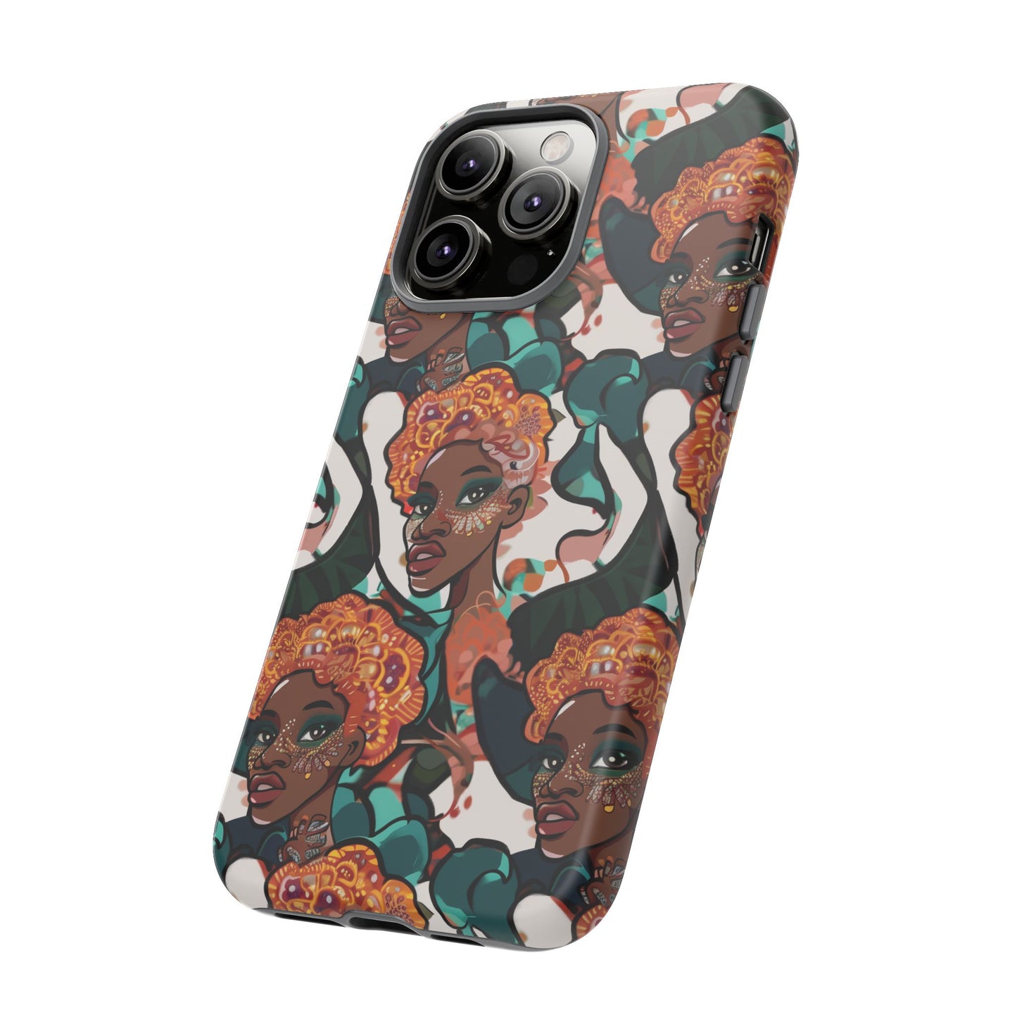 Afrocentric Print 02 Cover for Your Phone  | iPhone | Samsung | Google | Tough Cases