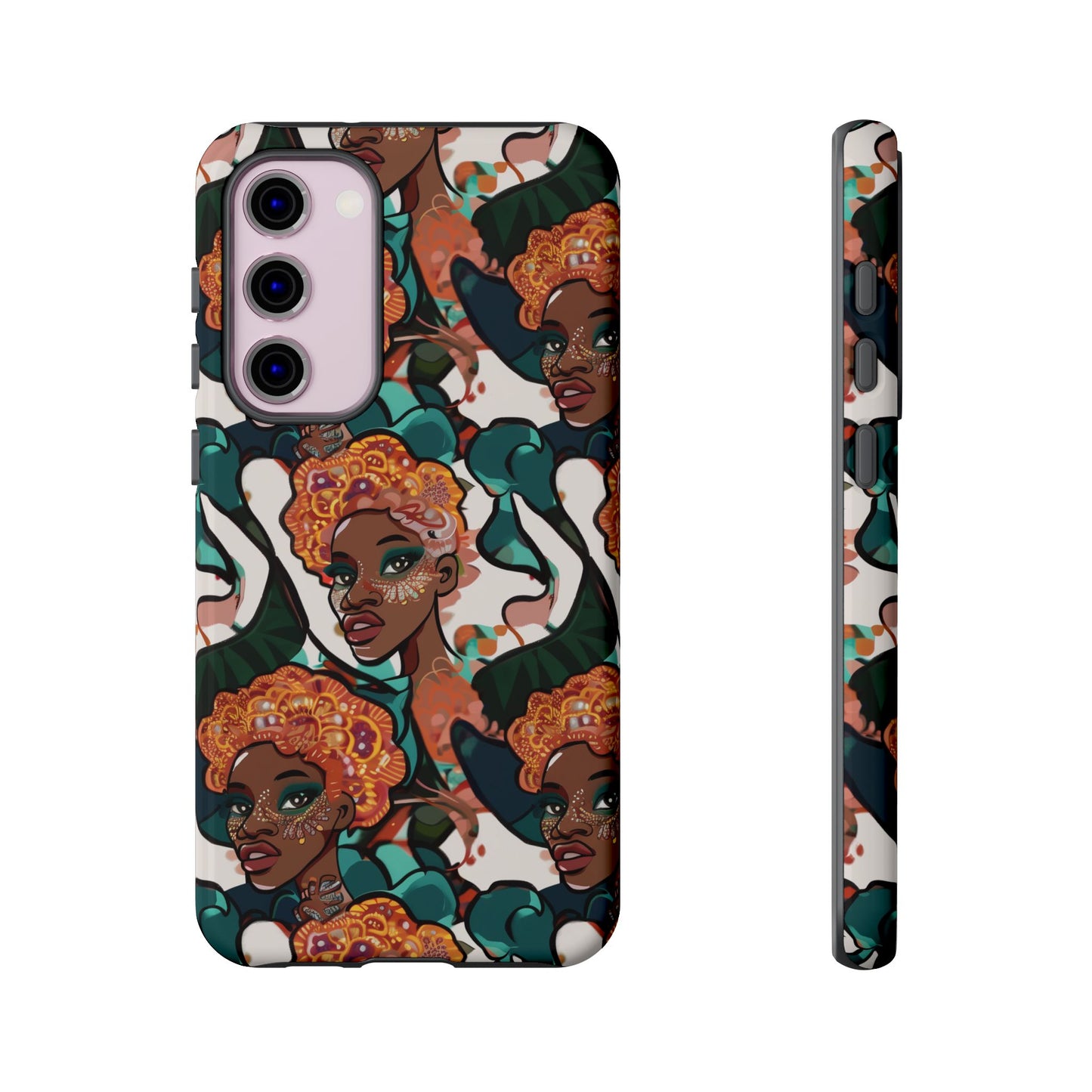 Afrocentric Print 02 Cover for Your Phone  | iPhone | Samsung | Google | Tough Cases