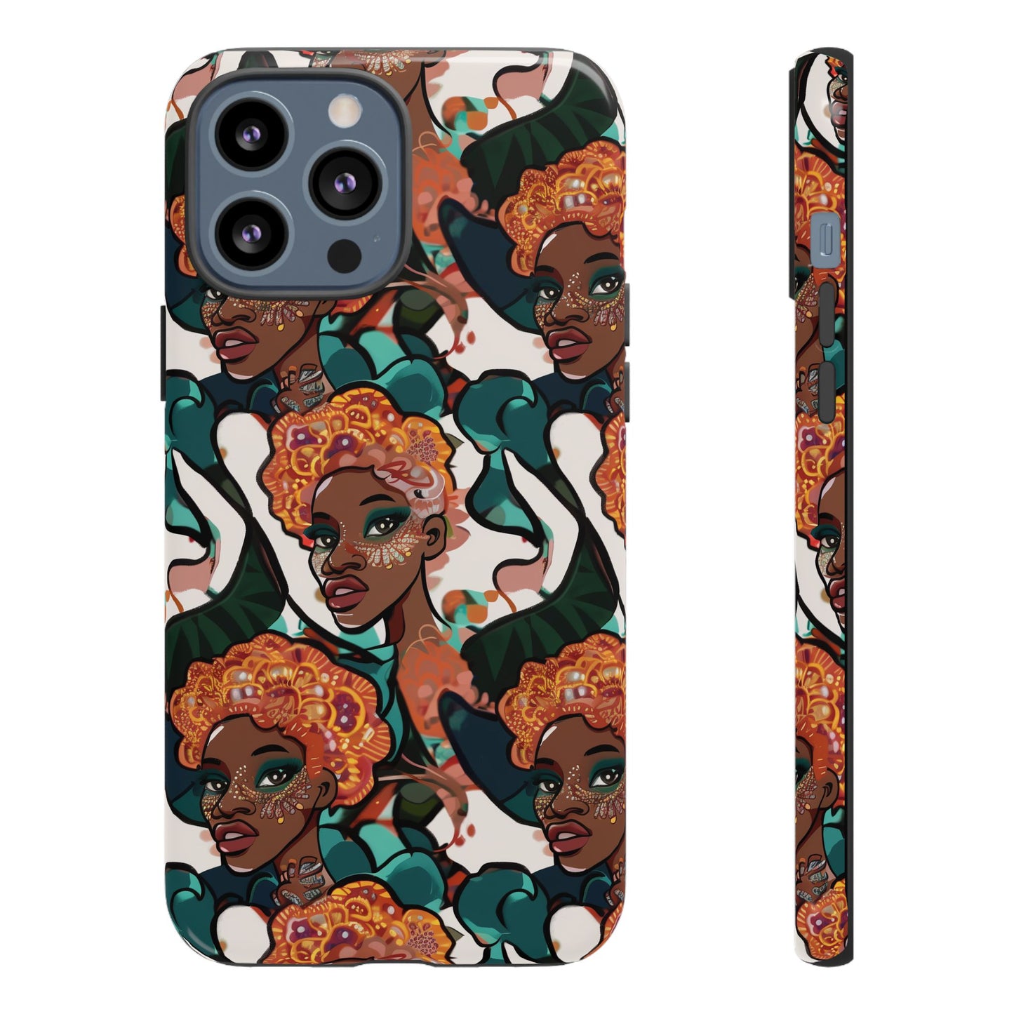 Afrocentric Print 02 Cover for Your Phone  | iPhone | Samsung | Google | Tough Cases