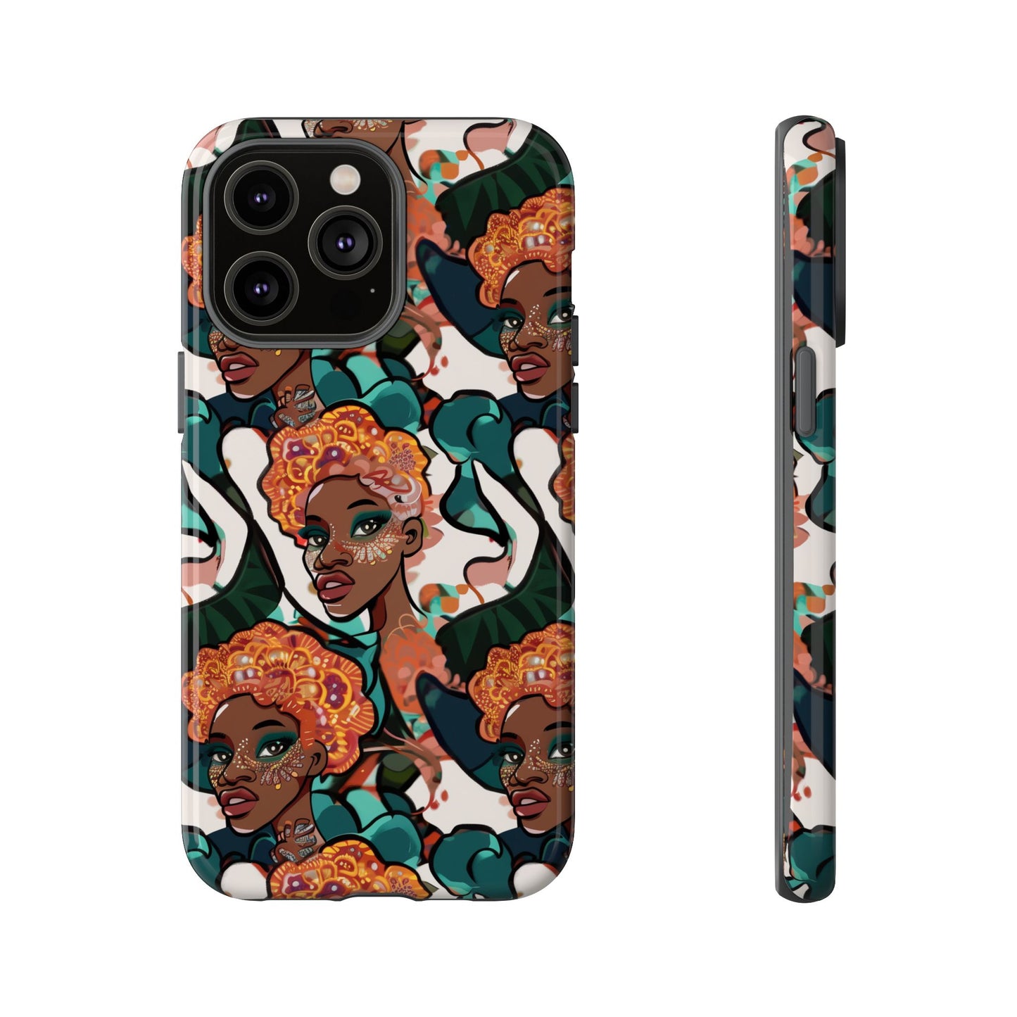 Afrocentric Print 02 Cover for Your Phone  | iPhone | Samsung | Google | Tough Cases