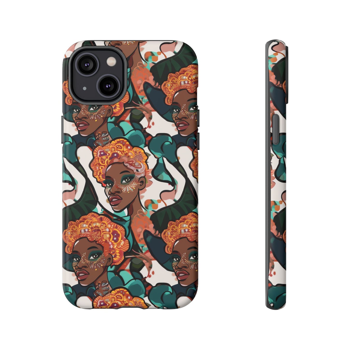 Afrocentric Print 02 Cover for Your Phone  | iPhone | Samsung | Google | Tough Cases