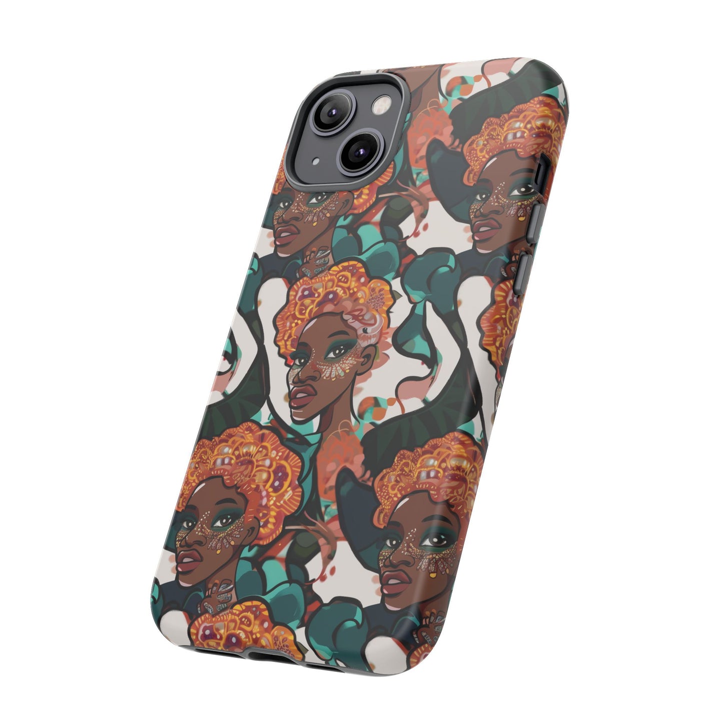 Afrocentric Print 02 Cover for Your Phone  | iPhone | Samsung | Google | Tough Cases