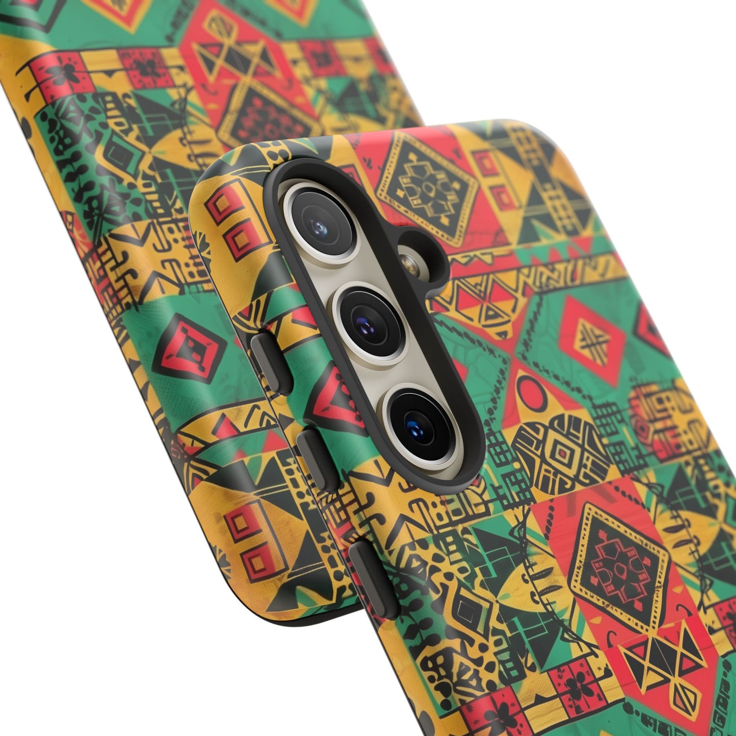 Red, Yellow and Green Afrocentric Phone Case | iPhone | Samsung | Google|  Tough Cases