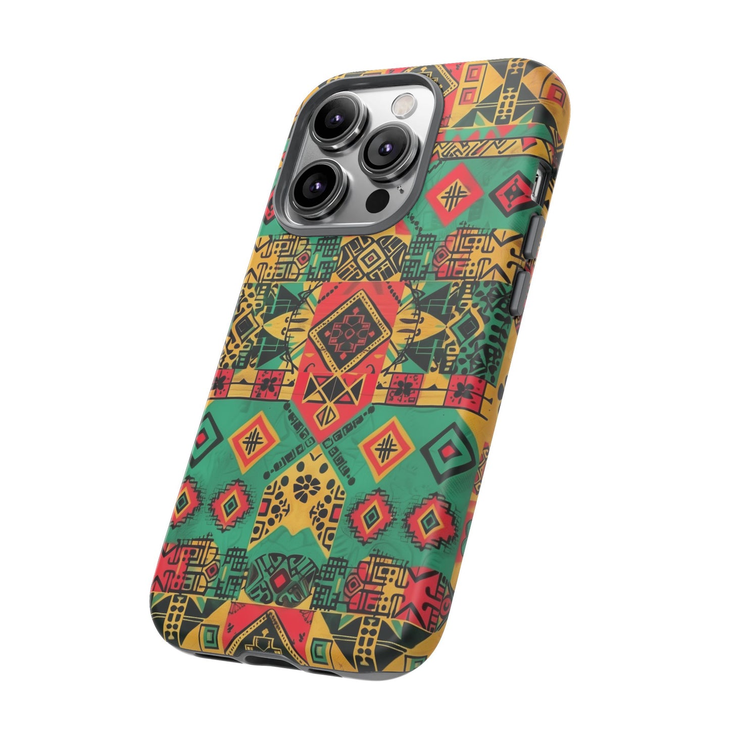 Red, Yellow and Green Afrocentric Phone Case | iPhone | Samsung | Google|  Tough Cases