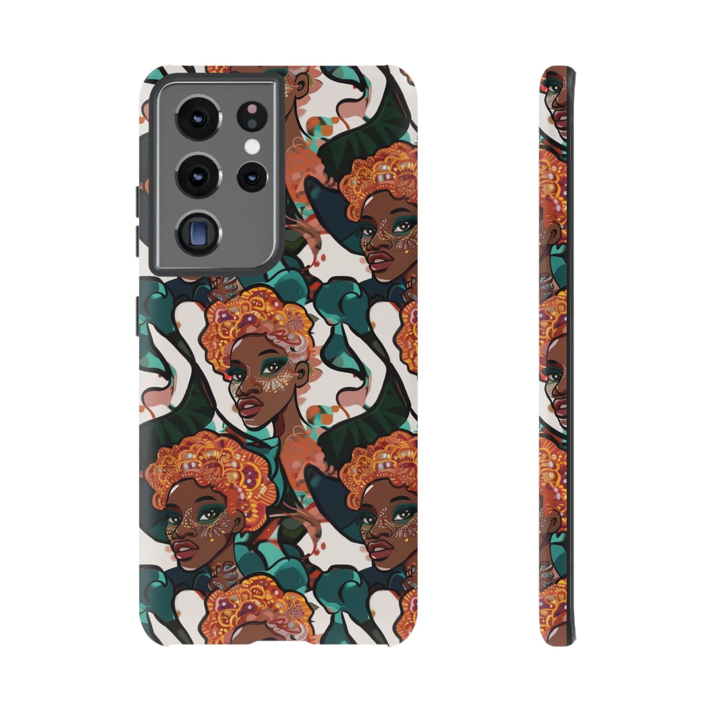 Afrocentric Print 02 Cover for Your Phone  | iPhone | Samsung | Google | Tough Cases