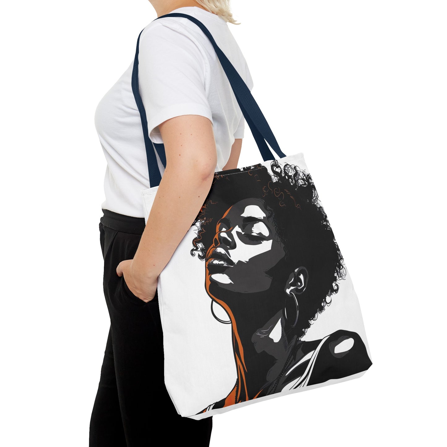 Stylish Retro Tote with Pop Art design (AOP) - Fashion Accessories - Perfect for Work, School, and Everyday Chic - Gift for Her