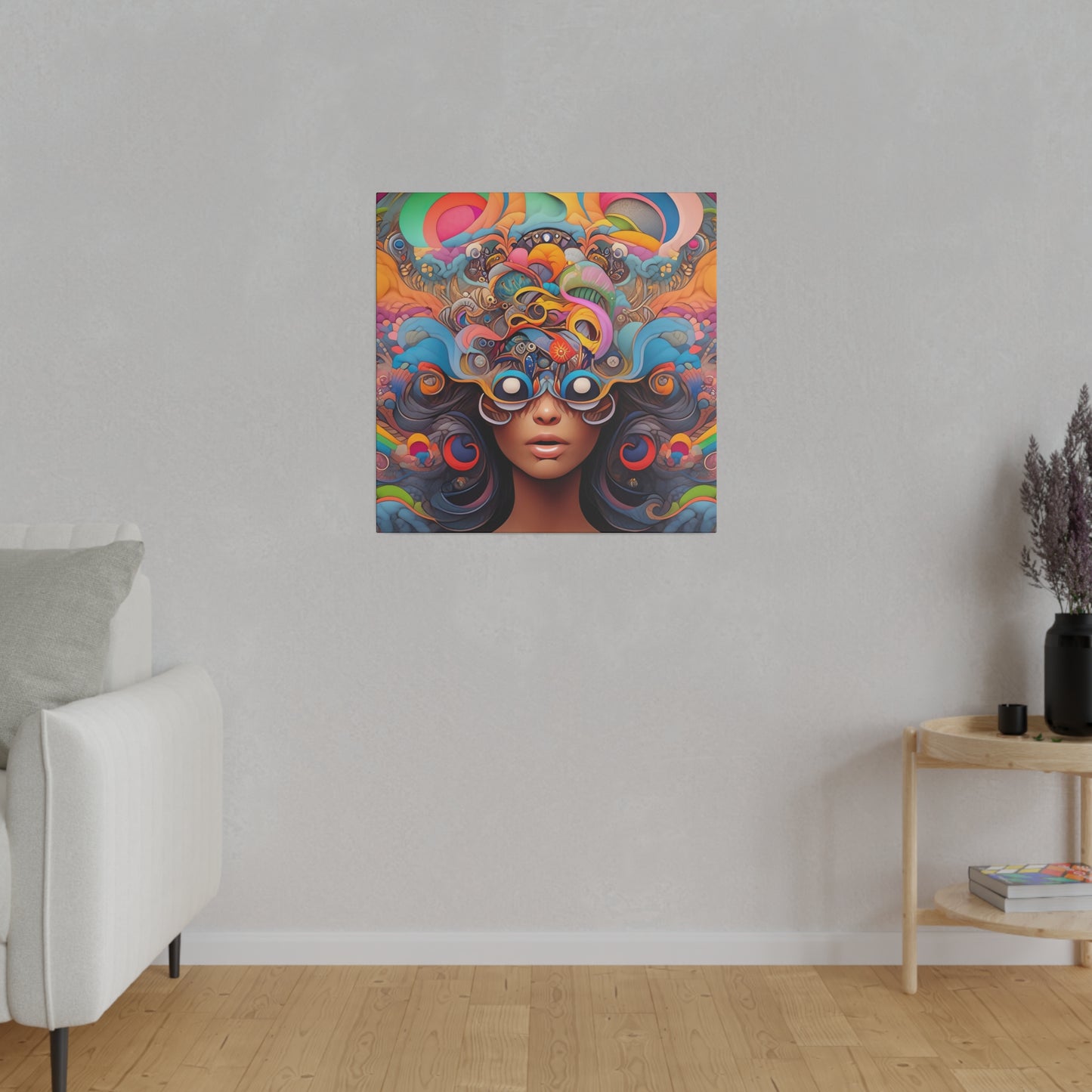 Colourful Muse - Matte Canvas, Stretched, 0.75"