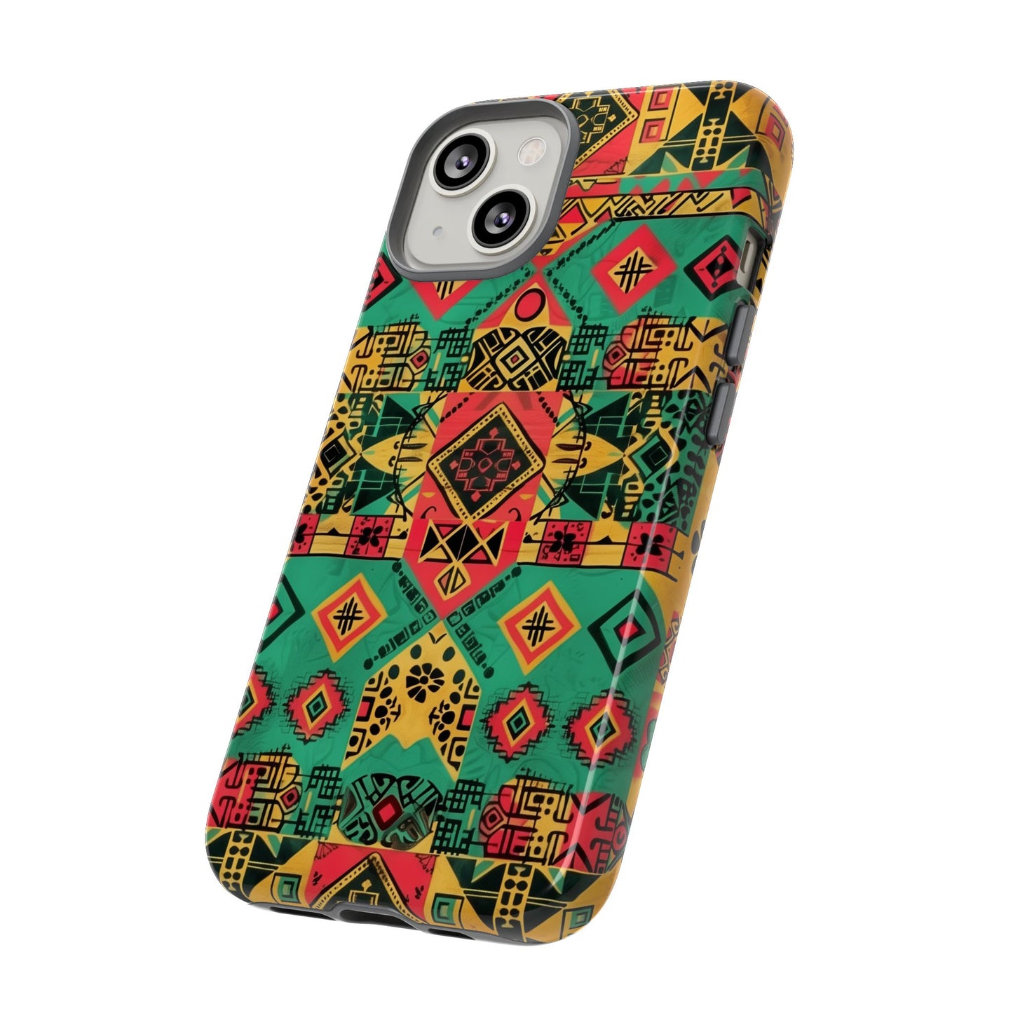 Red, Yellow and Green Afrocentric Phone Case | iPhone | Samsung | Google|  Tough Cases