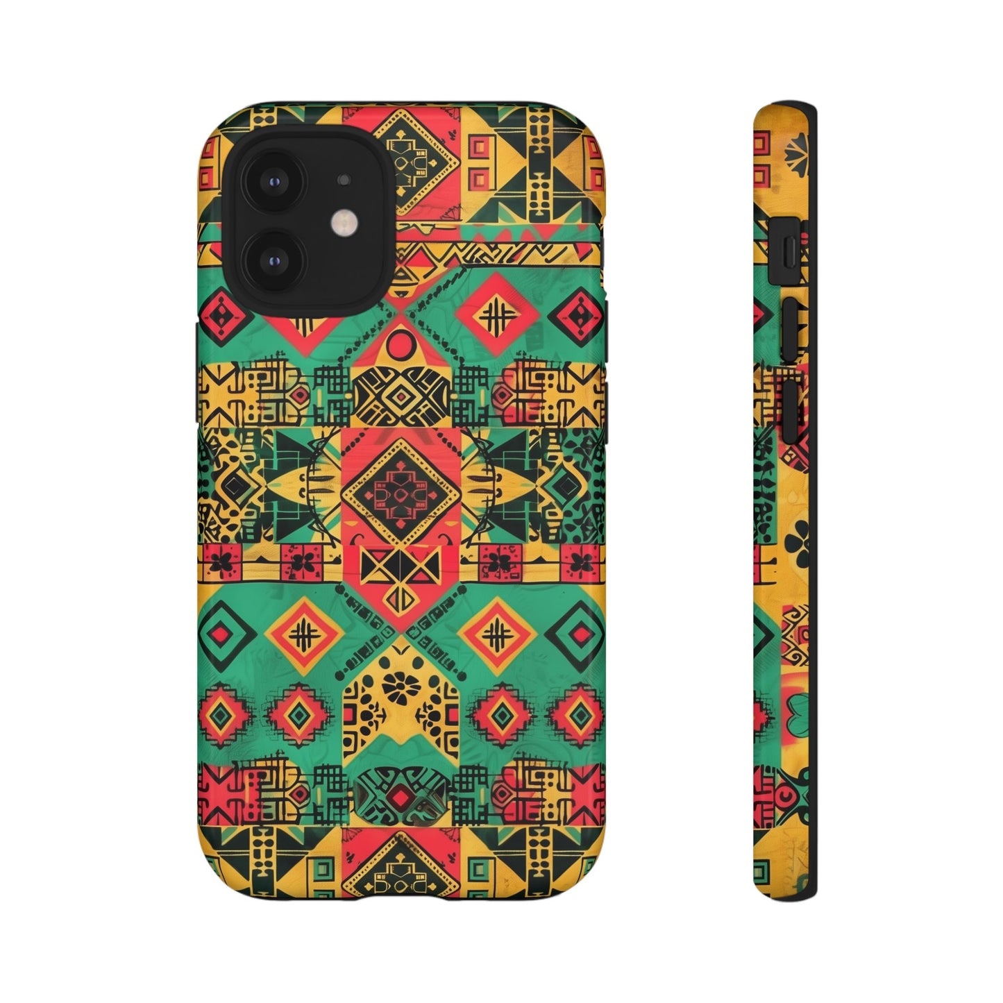 Red, Yellow and Green Afrocentric Phone Case | iPhone | Samsung | Google|  Tough Cases