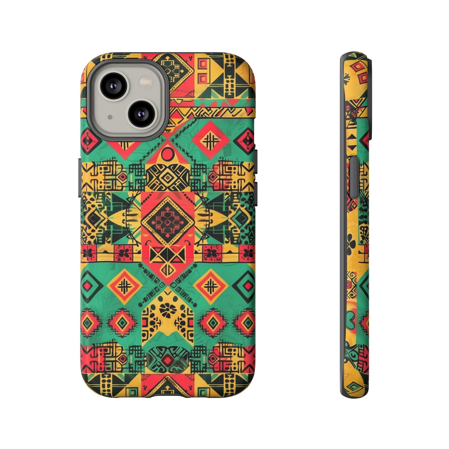 Red, Yellow and Green Afrocentric Phone Case | iPhone | Samsung | Google|  Tough Cases