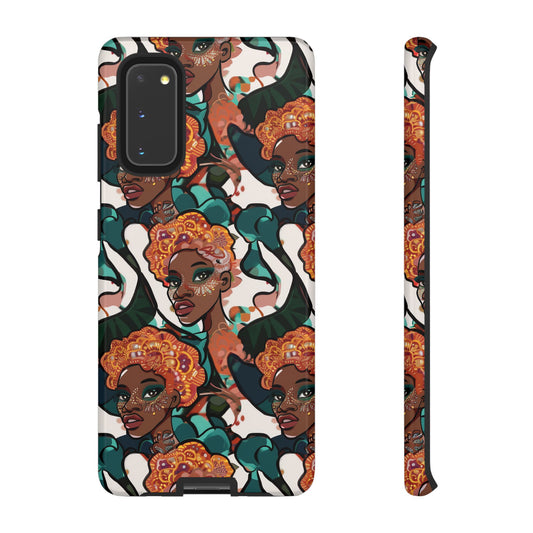 Afrocentric Print 02 Cover for Your Phone  | iPhone | Samsung | Google | Tough Cases