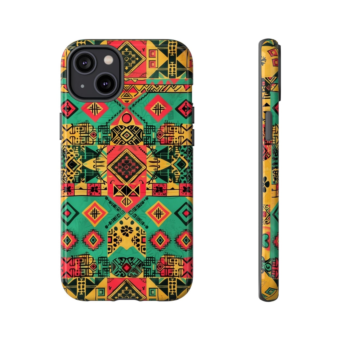 Red, Yellow and Green Afrocentric Phone Case | iPhone | Samsung | Google|  Tough Cases