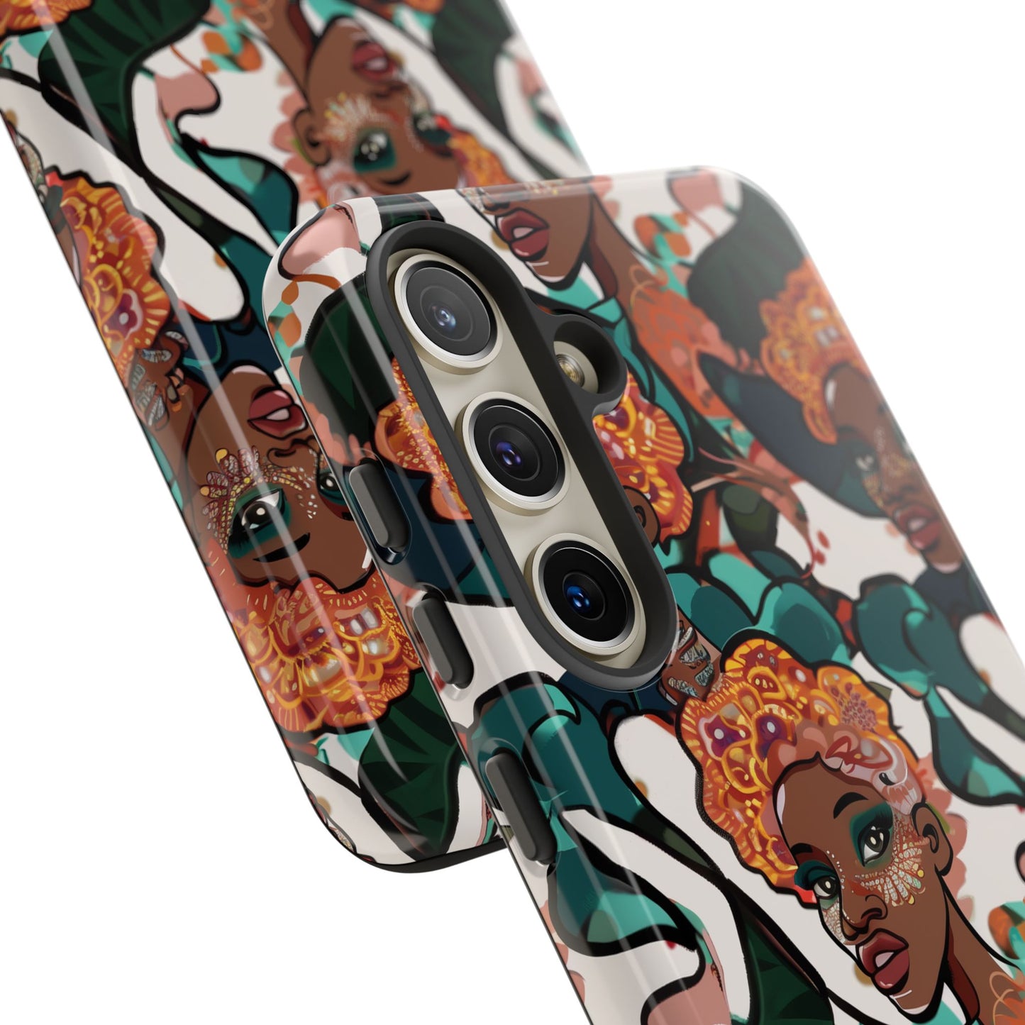 Afrocentric Print 02 Cover for Your Phone  | iPhone | Samsung | Google | Tough Cases