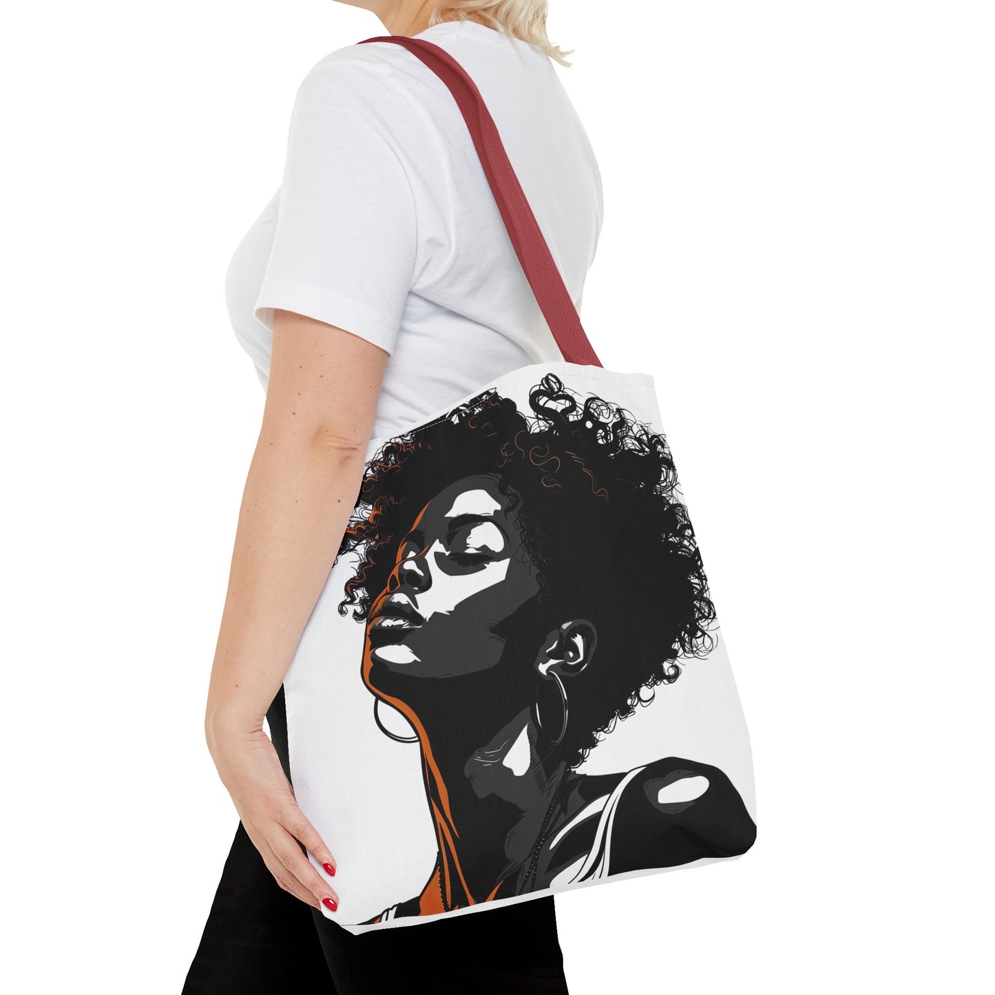 Stylish Retro Tote with Pop Art design (AOP) - Fashion Accessories - Perfect for Work, School, and Everyday Chic - Gift for Her