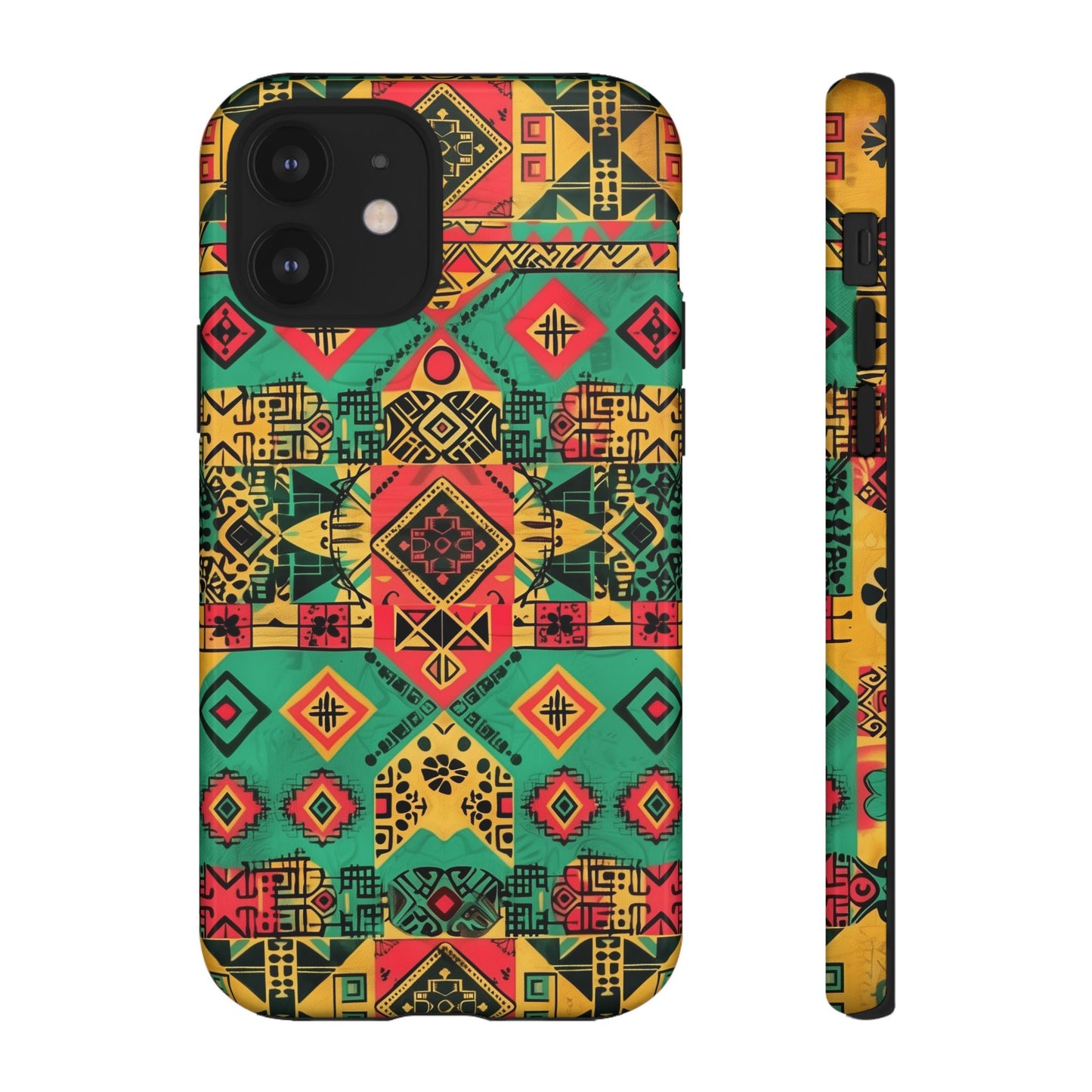 Red, Yellow and Green Afrocentric Phone Case | iPhone | Samsung | Google|  Tough Cases