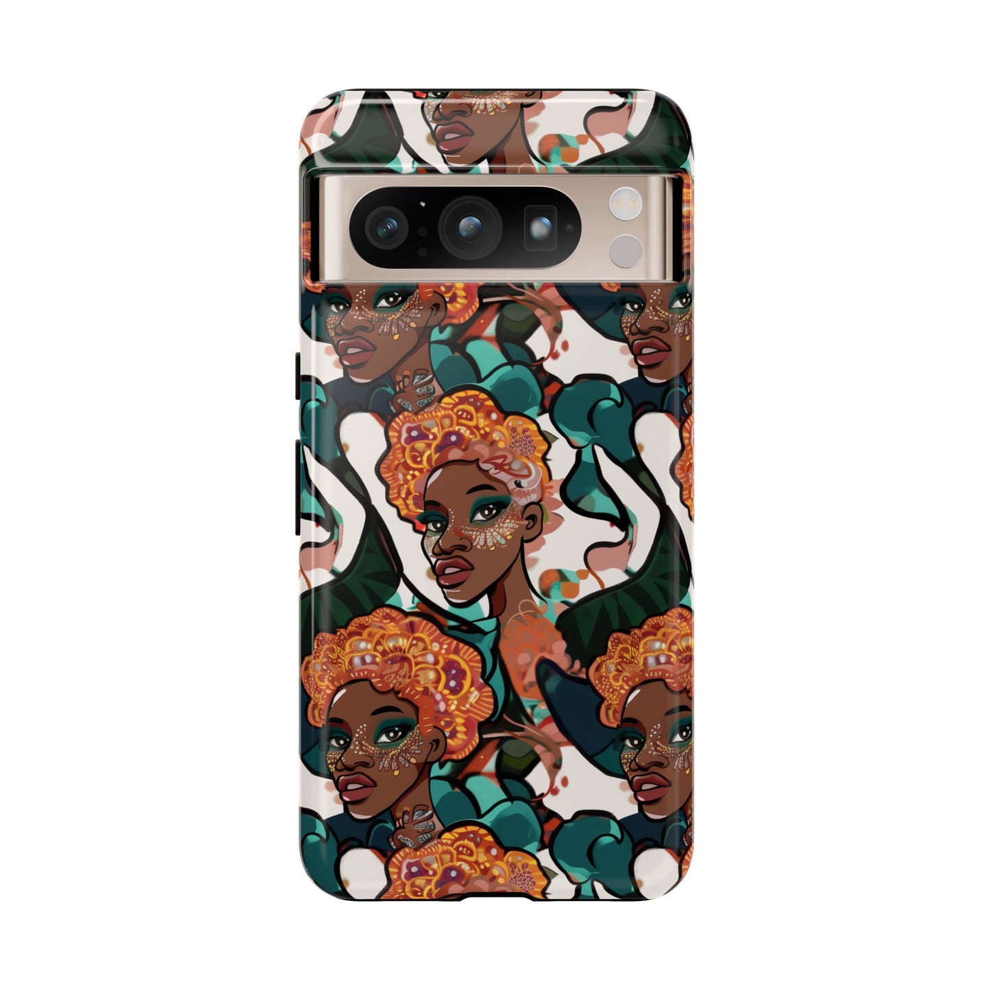 Afrocentric Print 02 Cover for Your Phone  | iPhone | Samsung | Google | Tough Cases