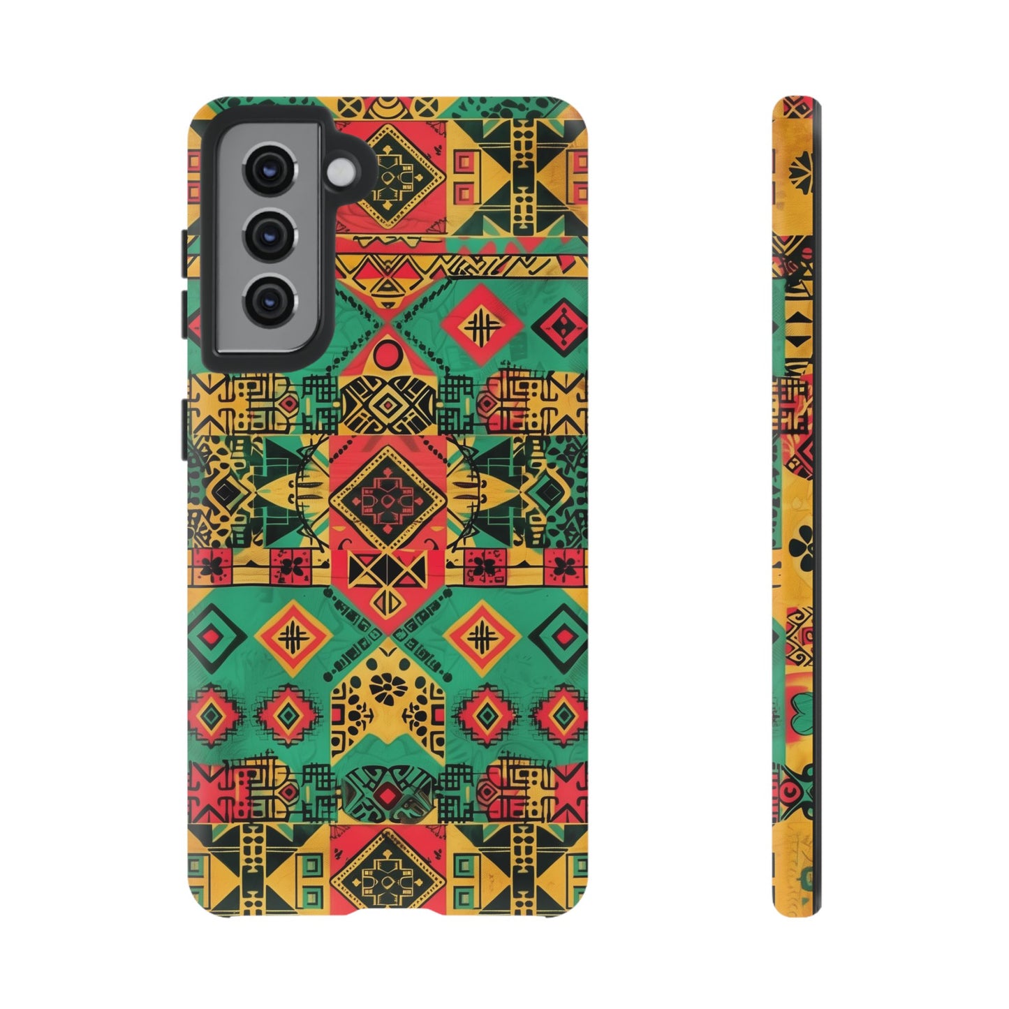 Red, Yellow and Green Afrocentric Phone Case | iPhone | Samsung | Google|  Tough Cases