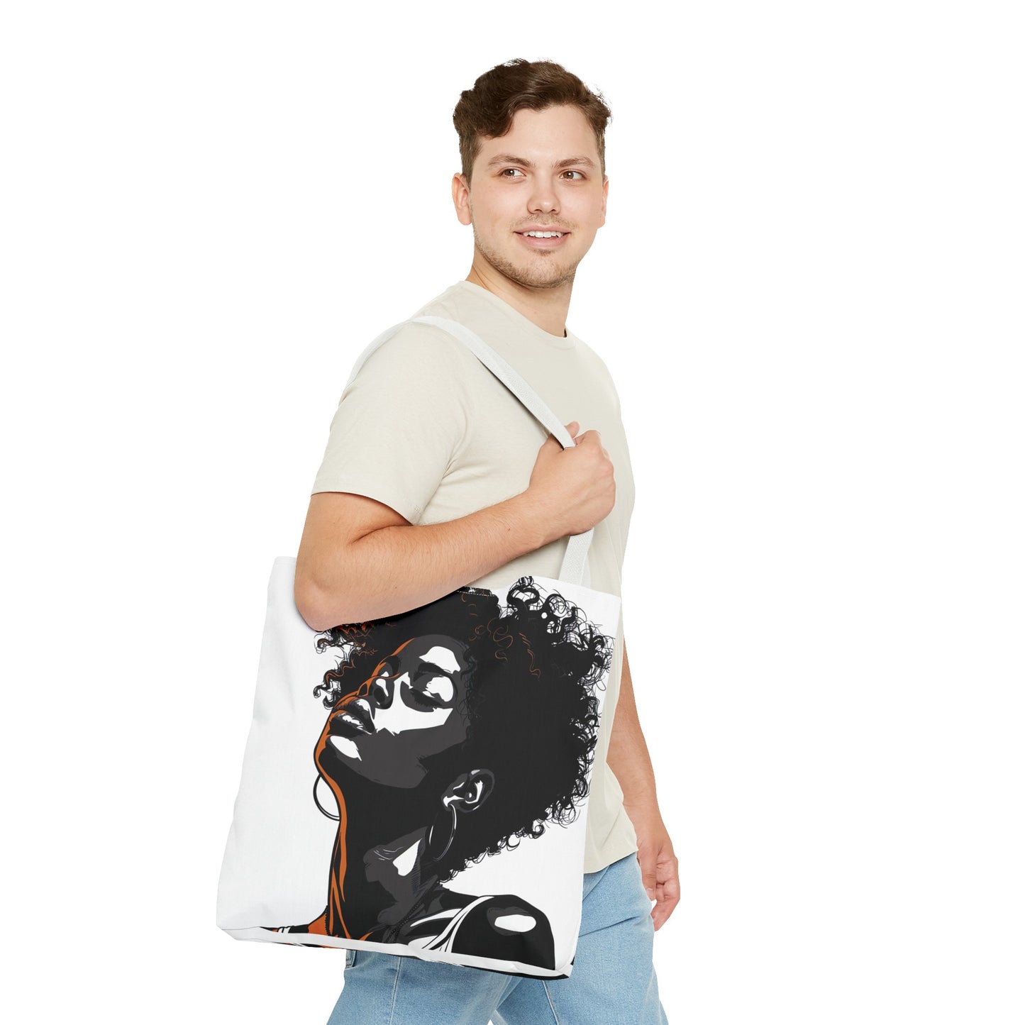 Stylish Retro Tote with Pop Art design (AOP) - Fashion Accessories - Perfect for Work, School, and Everyday Chic - Gift for Her