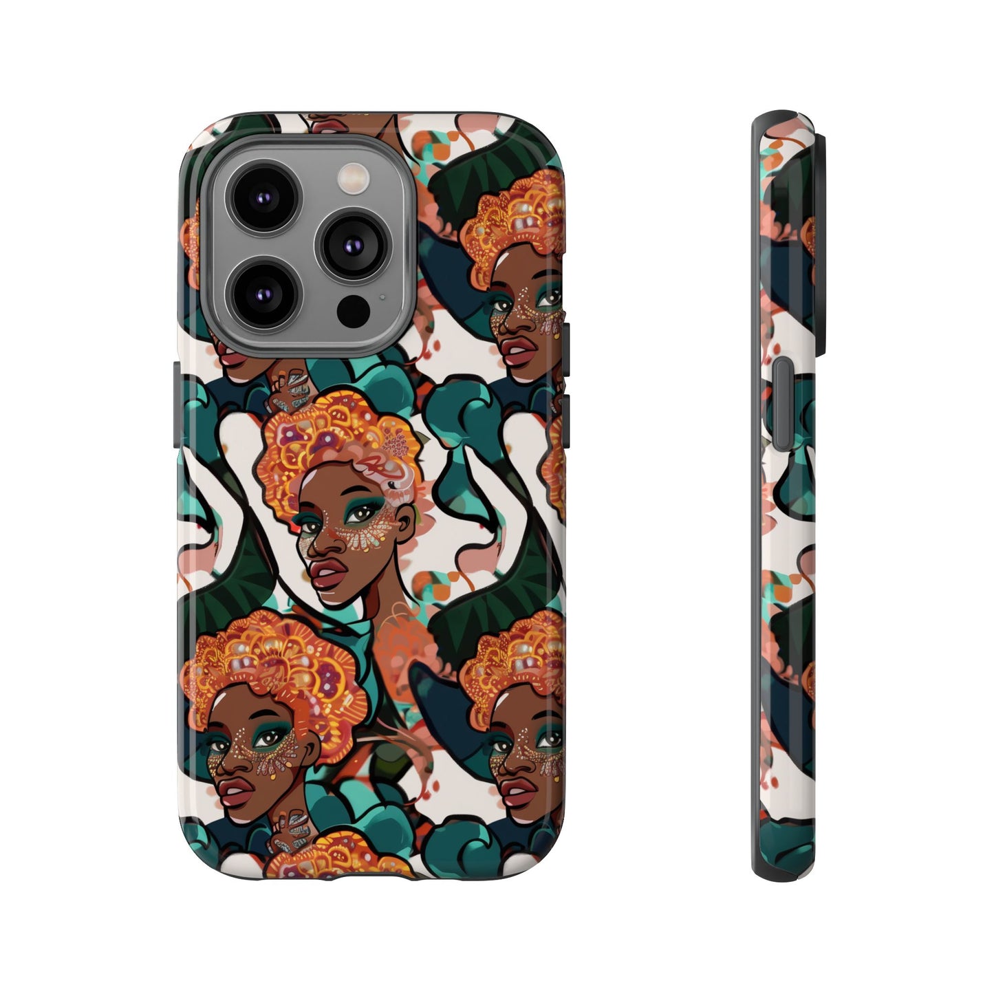 Afrocentric Print 02 Cover for Your Phone  | iPhone | Samsung | Google | Tough Cases