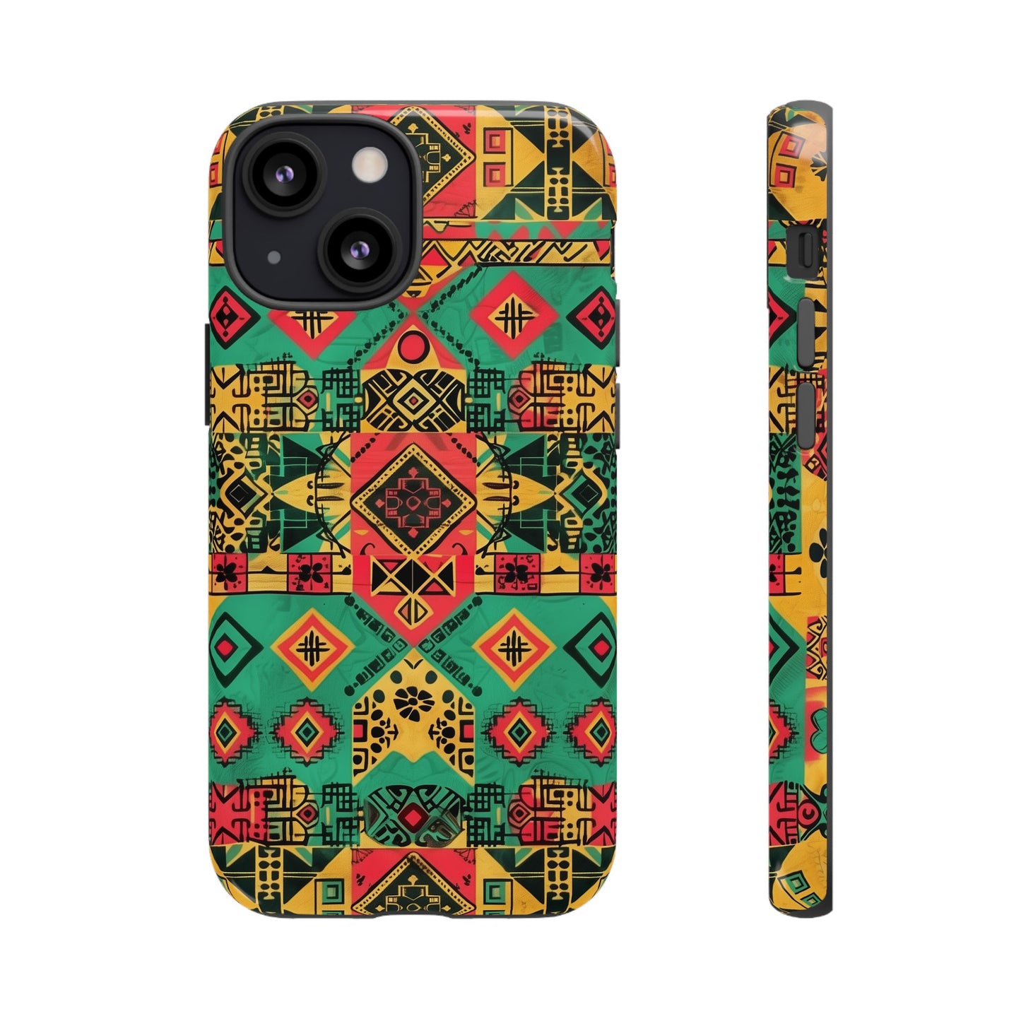 Red, Yellow and Green Afrocentric Phone Case | iPhone | Samsung | Google|  Tough Cases