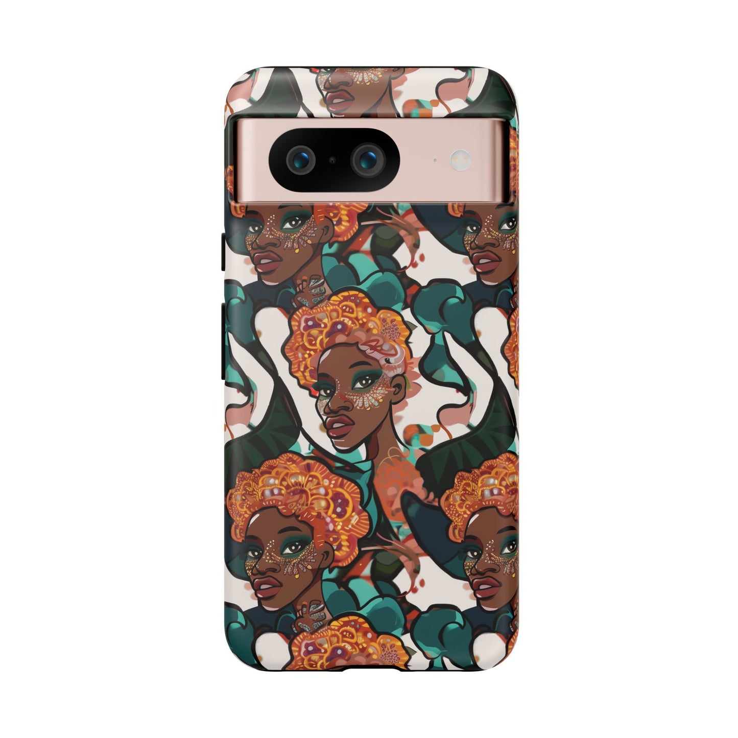 Afrocentric Print 02 Cover for Your Phone  | iPhone | Samsung | Google | Tough Cases