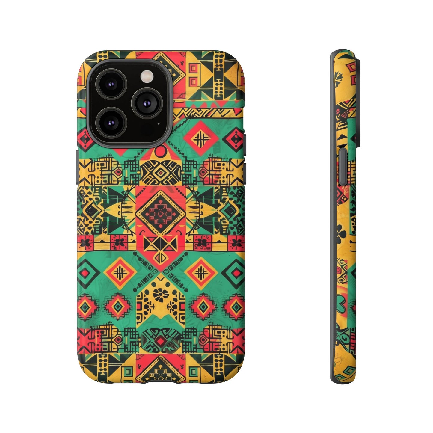 Red, Yellow and Green Afrocentric Phone Case | iPhone | Samsung | Google|  Tough Cases