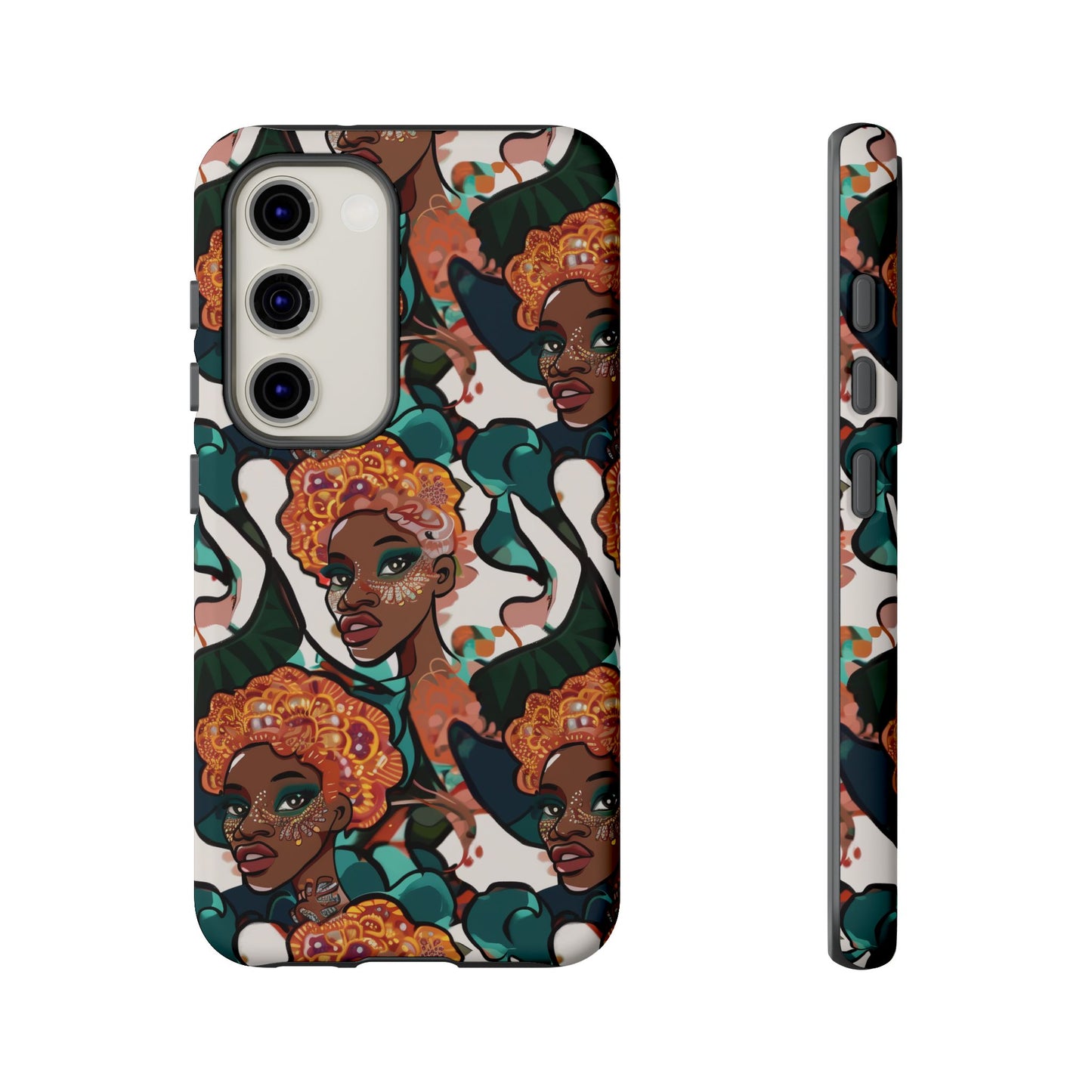 Afrocentric Print 02 Cover for Your Phone  | iPhone | Samsung | Google | Tough Cases