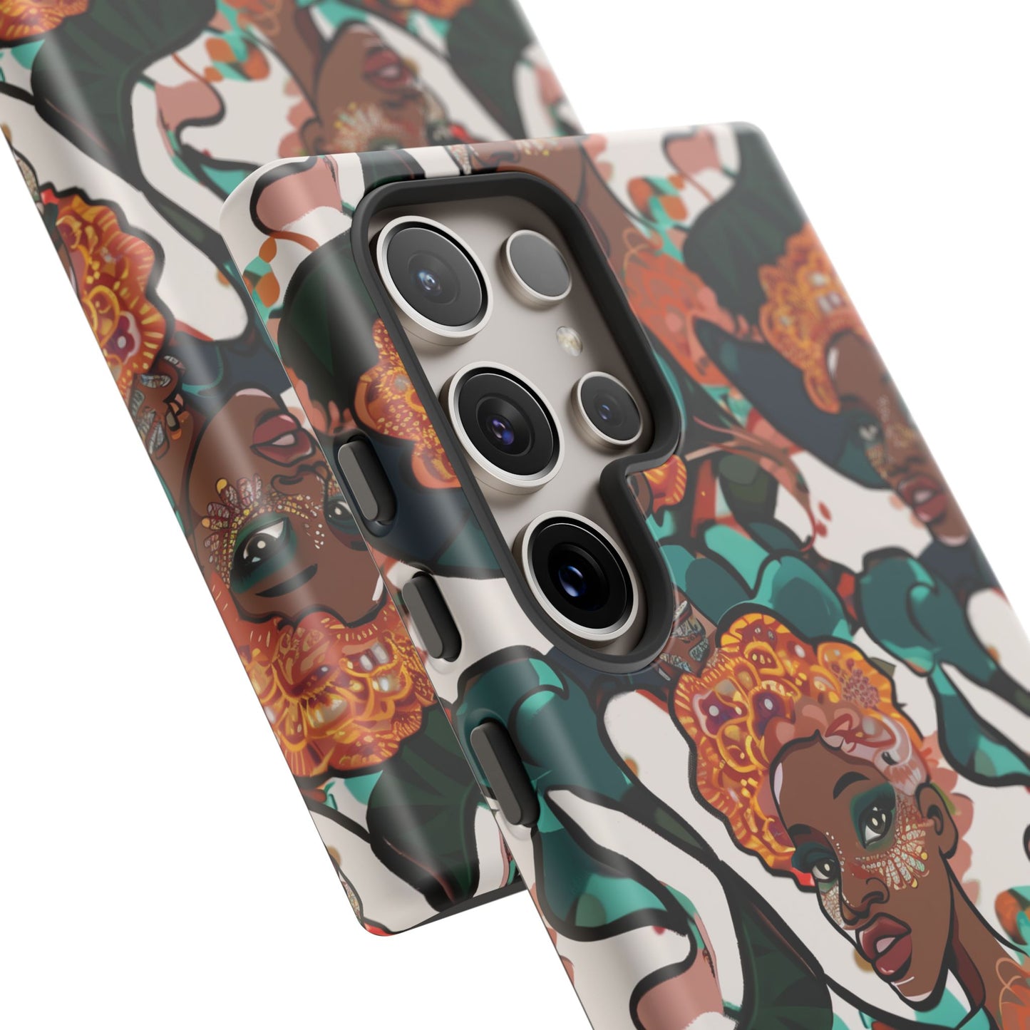 Afrocentric Print 02 Cover for Your Phone  | iPhone | Samsung | Google | Tough Cases